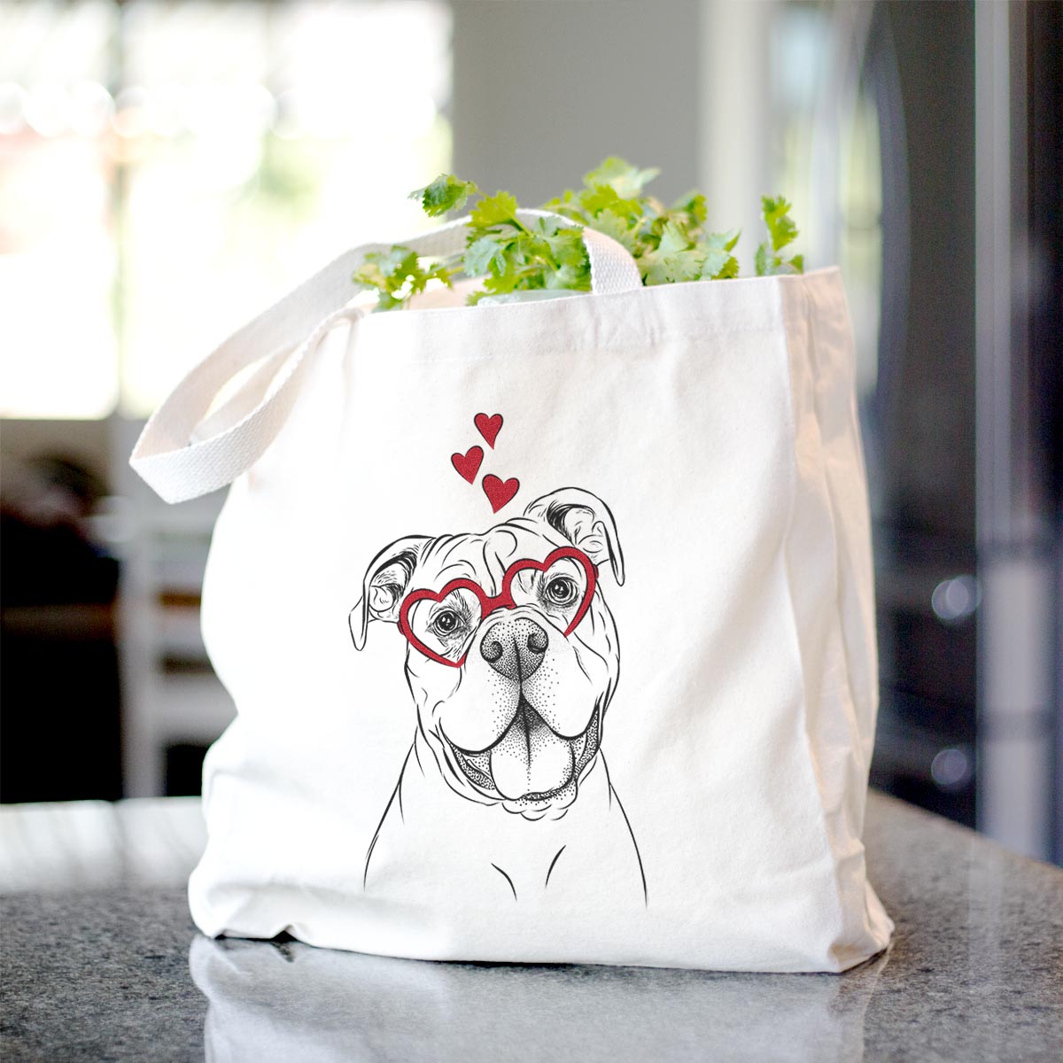 Bravo the Bulldog Mix - Tote Bag