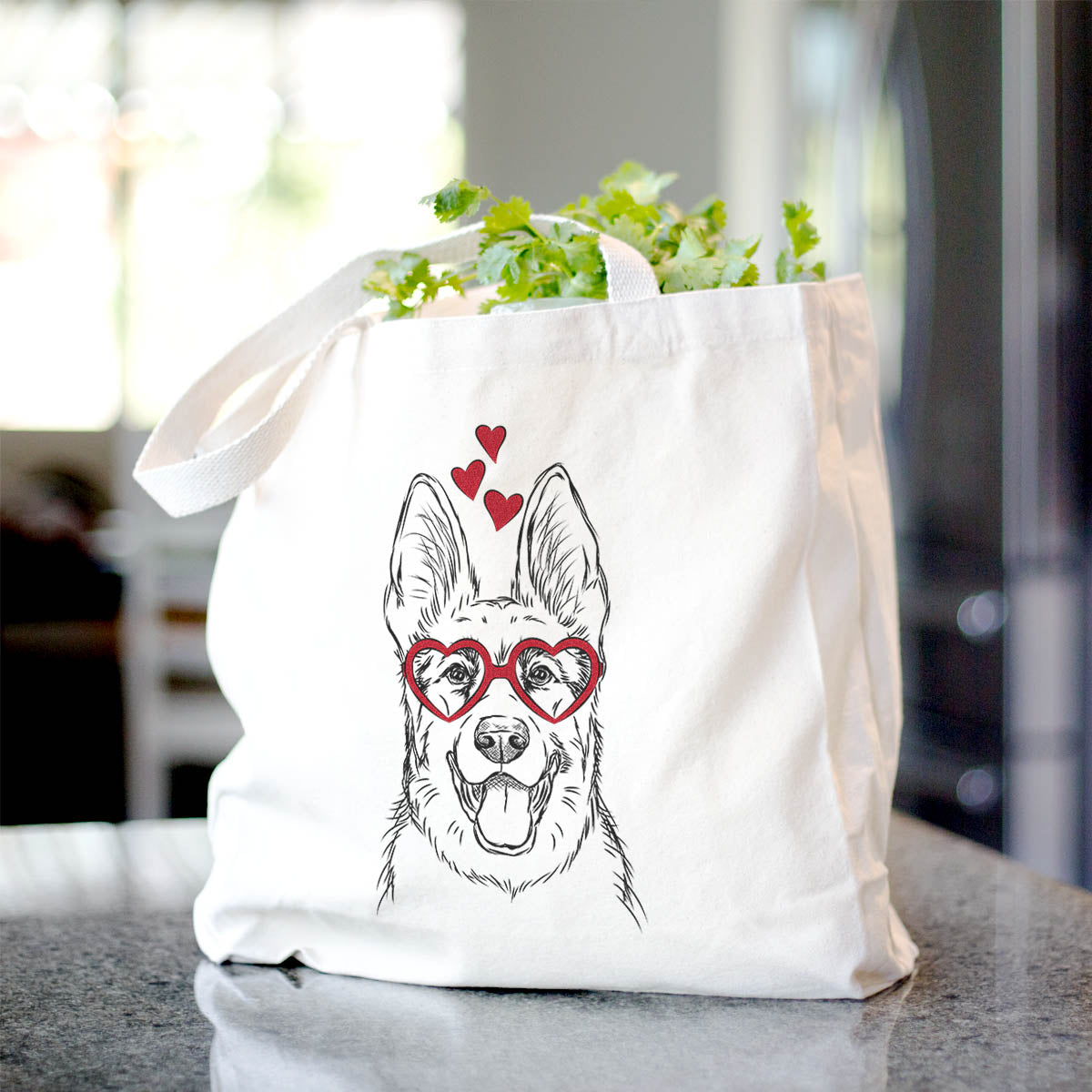 Brutus the German Shepherd - Tote Bag