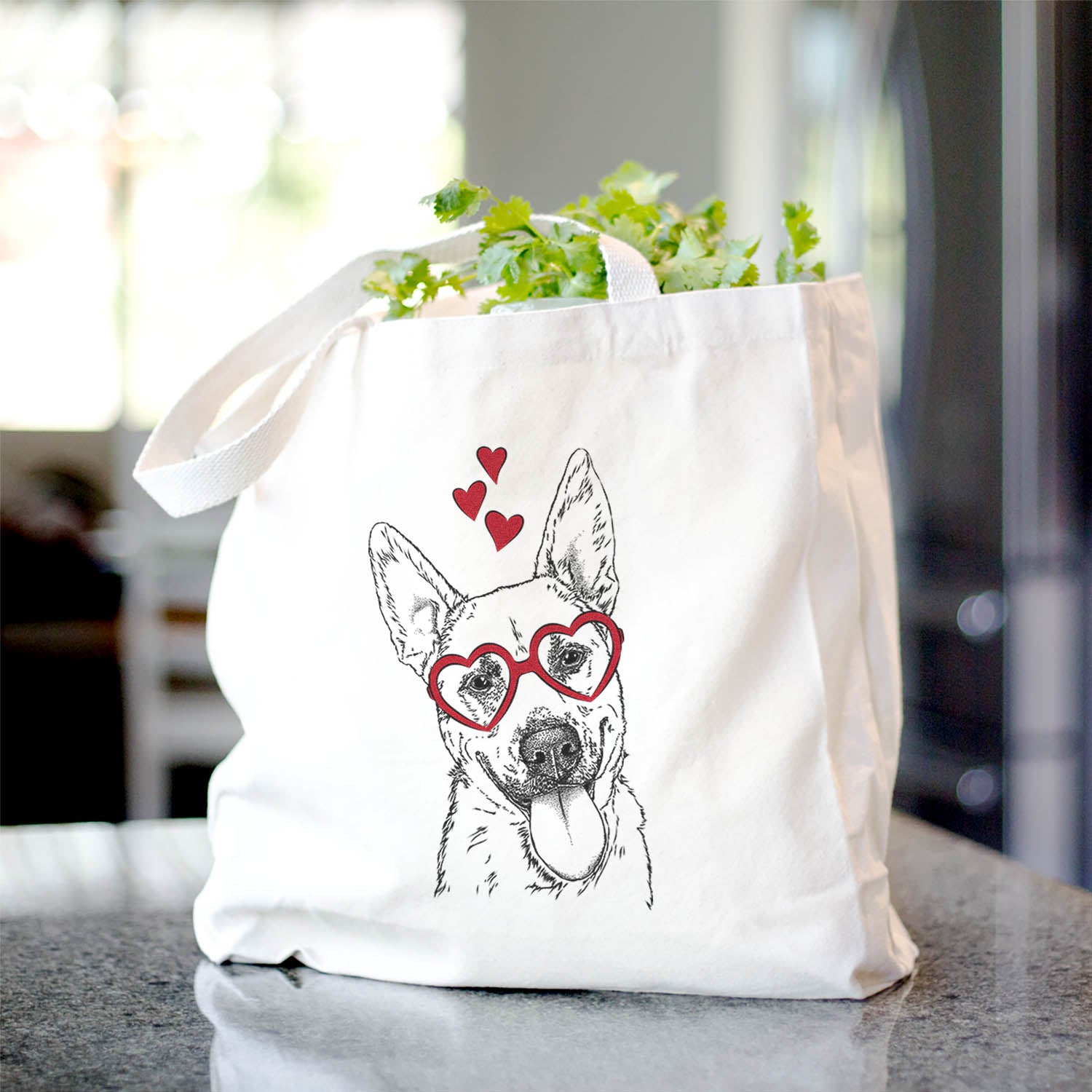 Charlie the Mixed Breed - Tote Bag