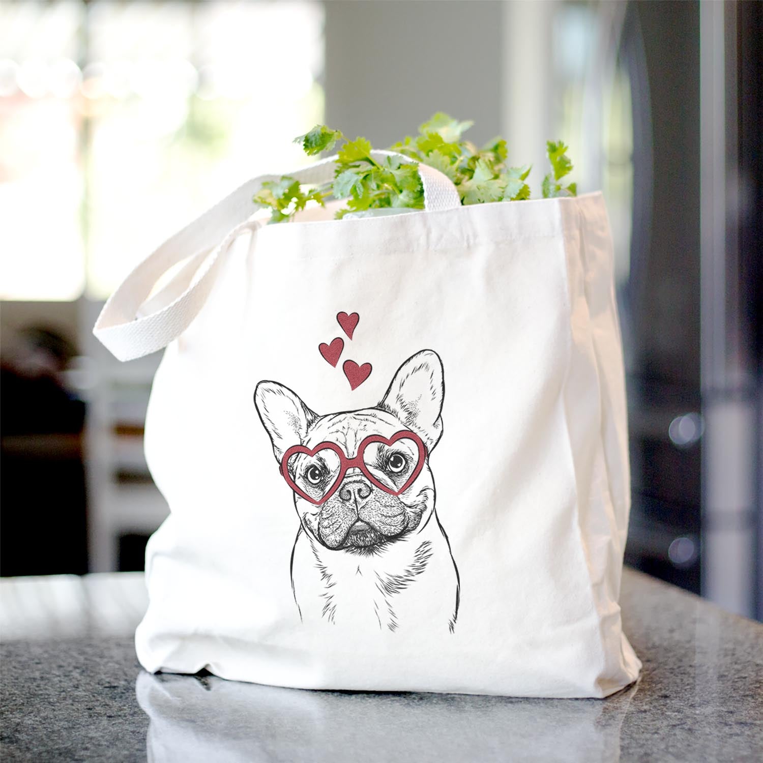 Chew Chew the French Bulldog - Tote Bag