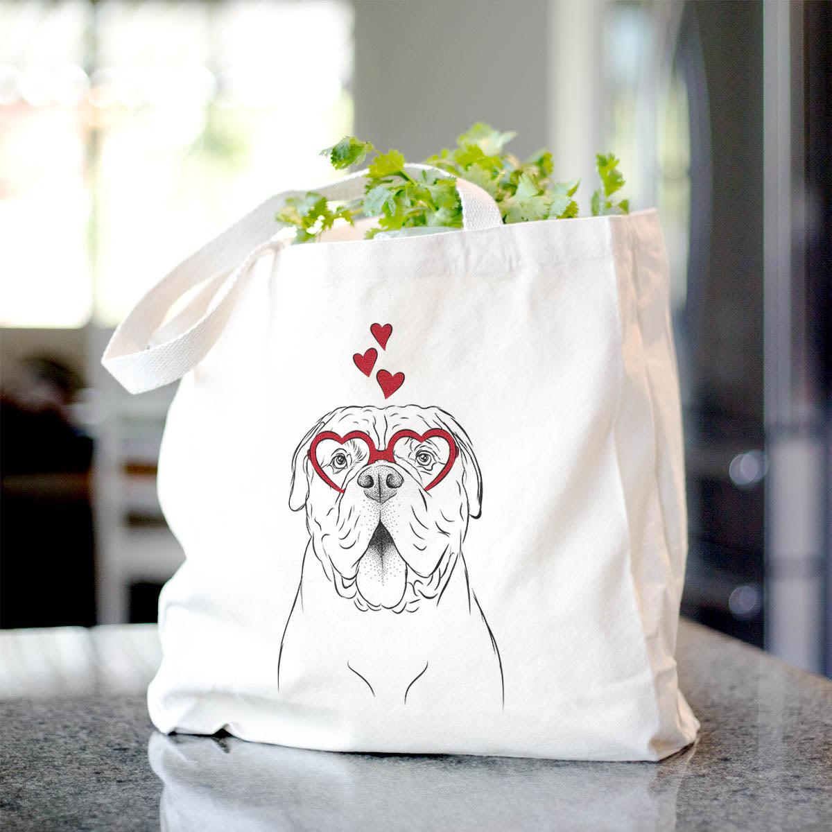 Chief the Boxer Bulldog Mix - Tote Bag