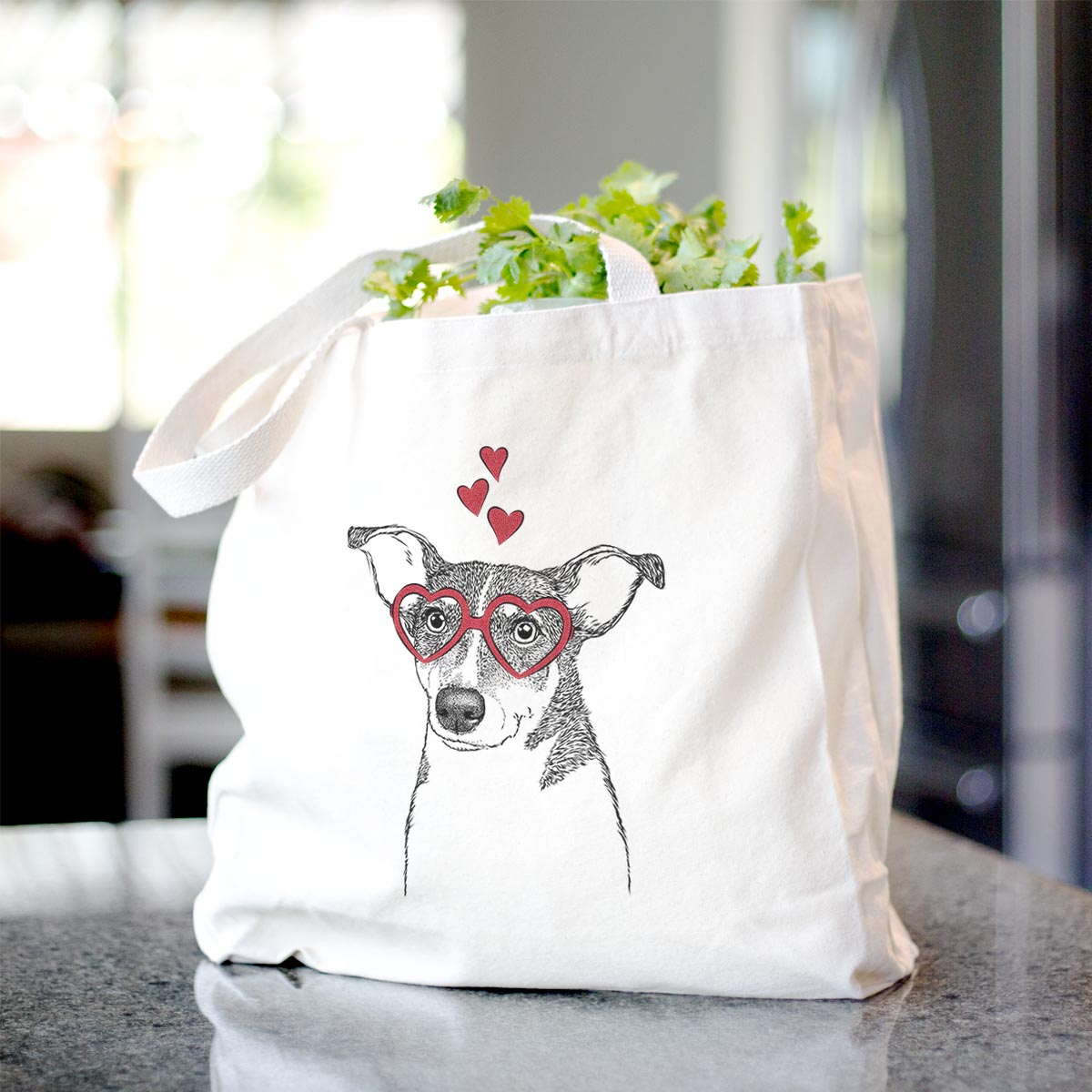 Cleo the Terrier Mix - Tote Bag