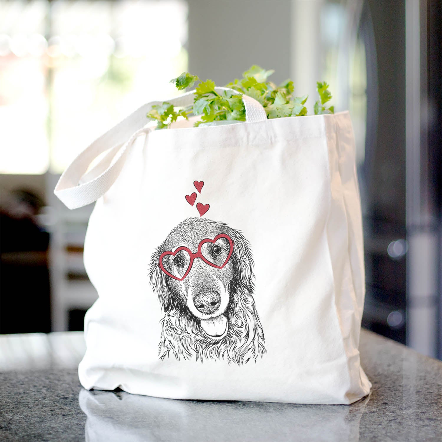 Duncan the Golden Retriever - Tote Bag