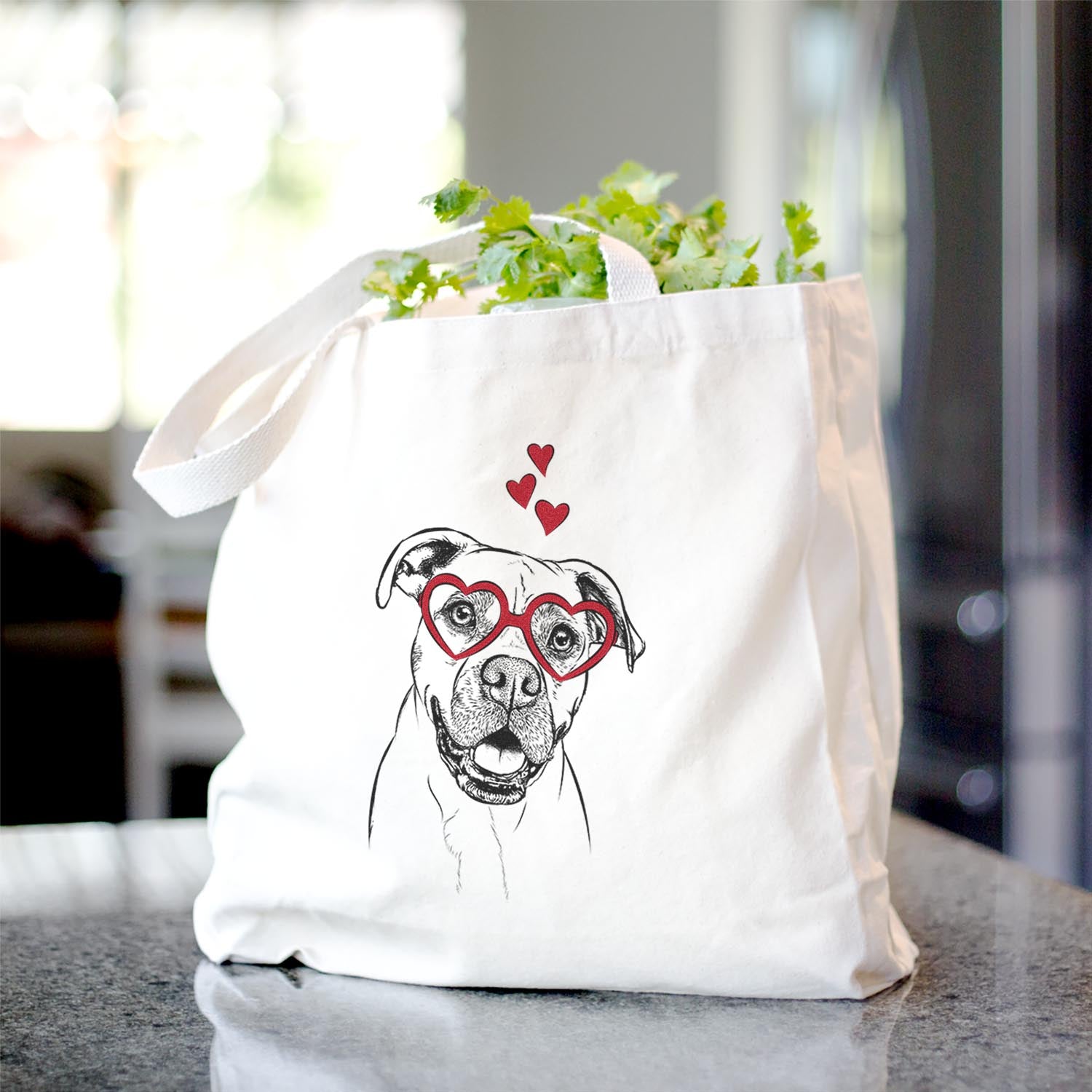 Frankie Tankie the Boxer Mix - Tote Bag