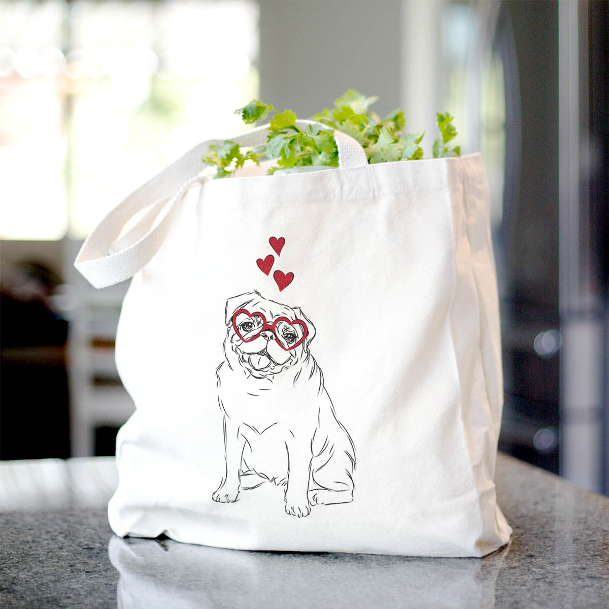 Higgins the Pug - Tote Bag