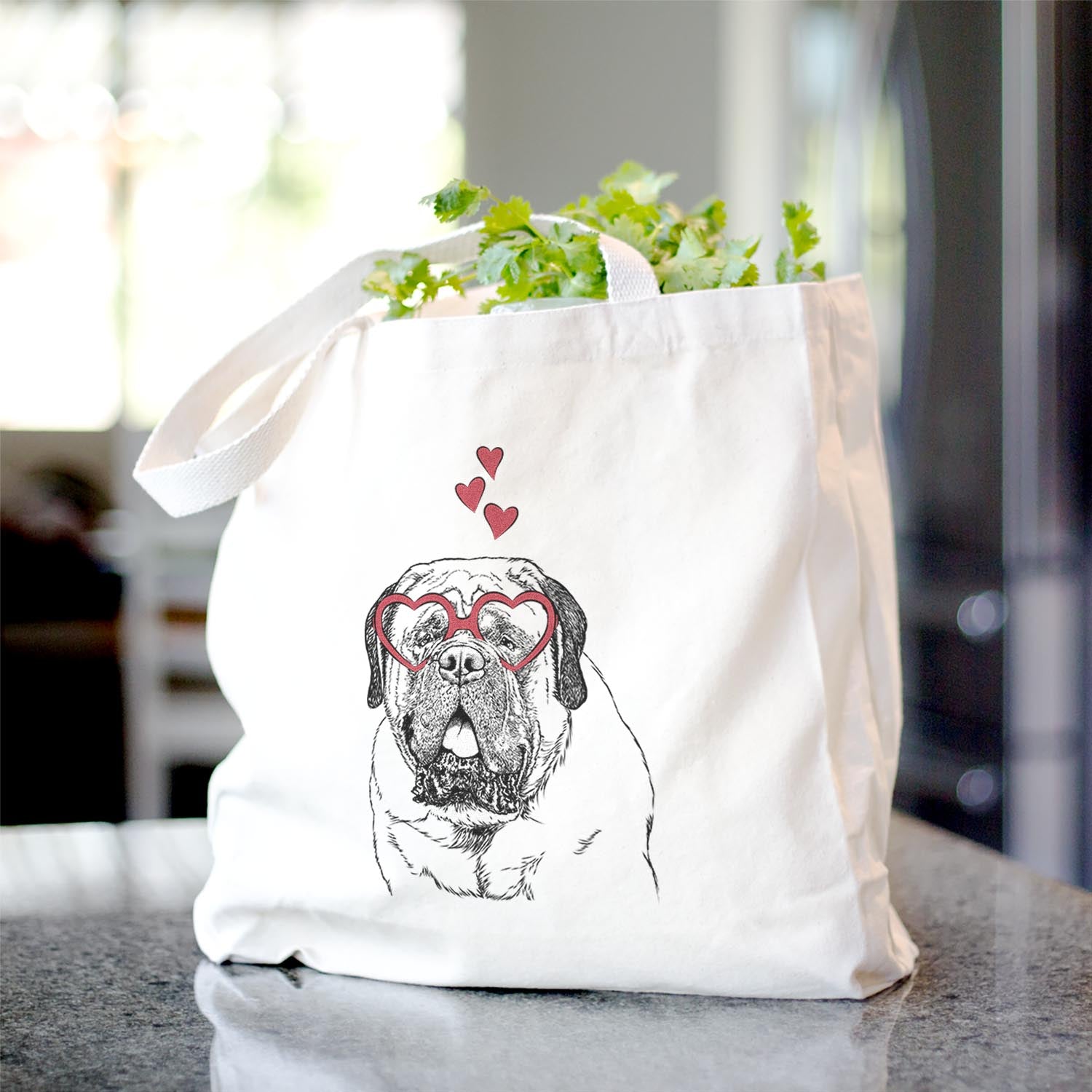 Jed the English Mastiff - Tote Bag