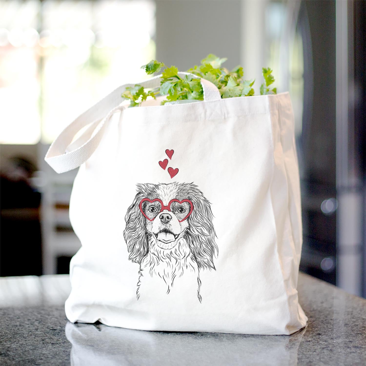 Poppy the Cavalier King Charles Spaniel - Tote Bag