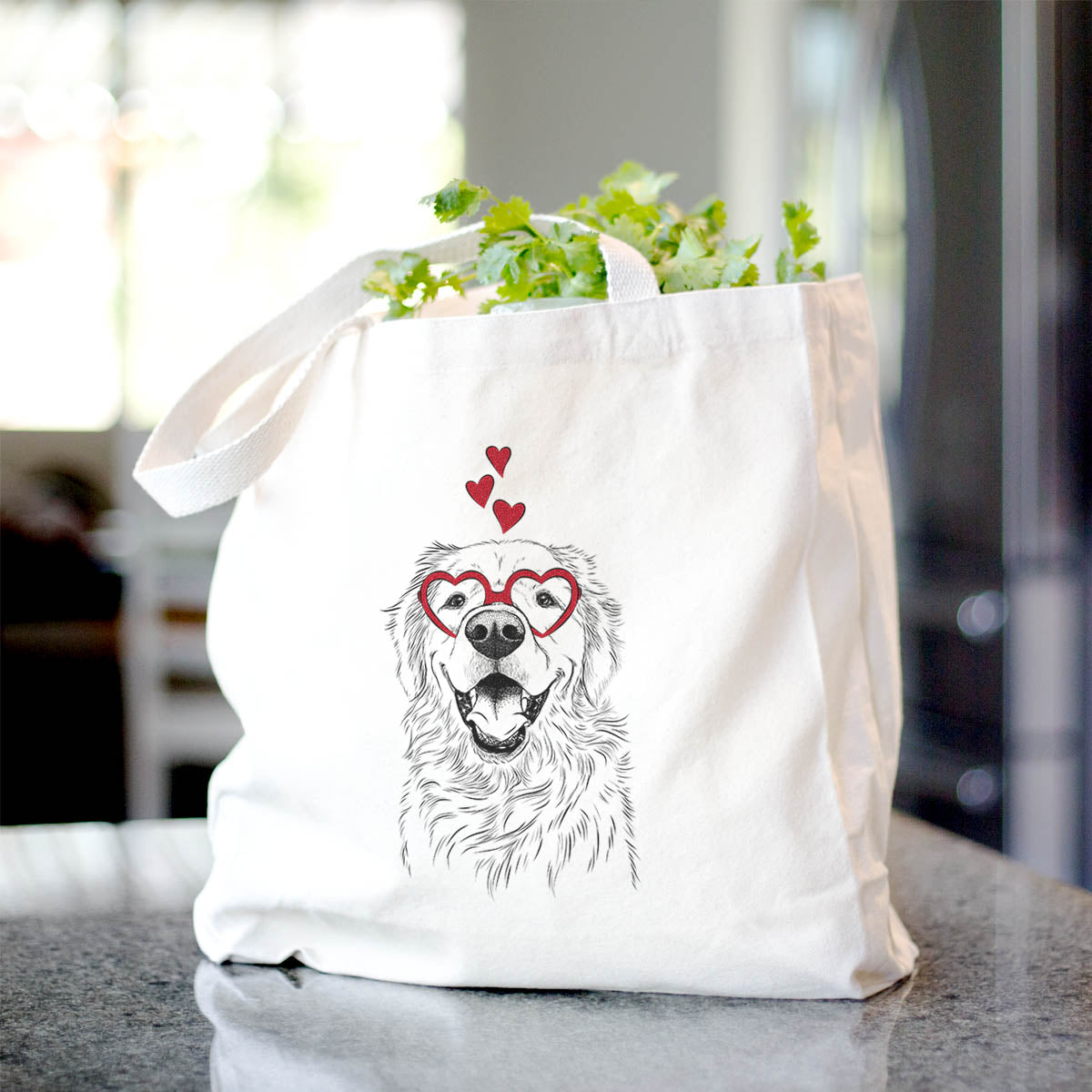 Roger the Golden Retriever - Tote Bag