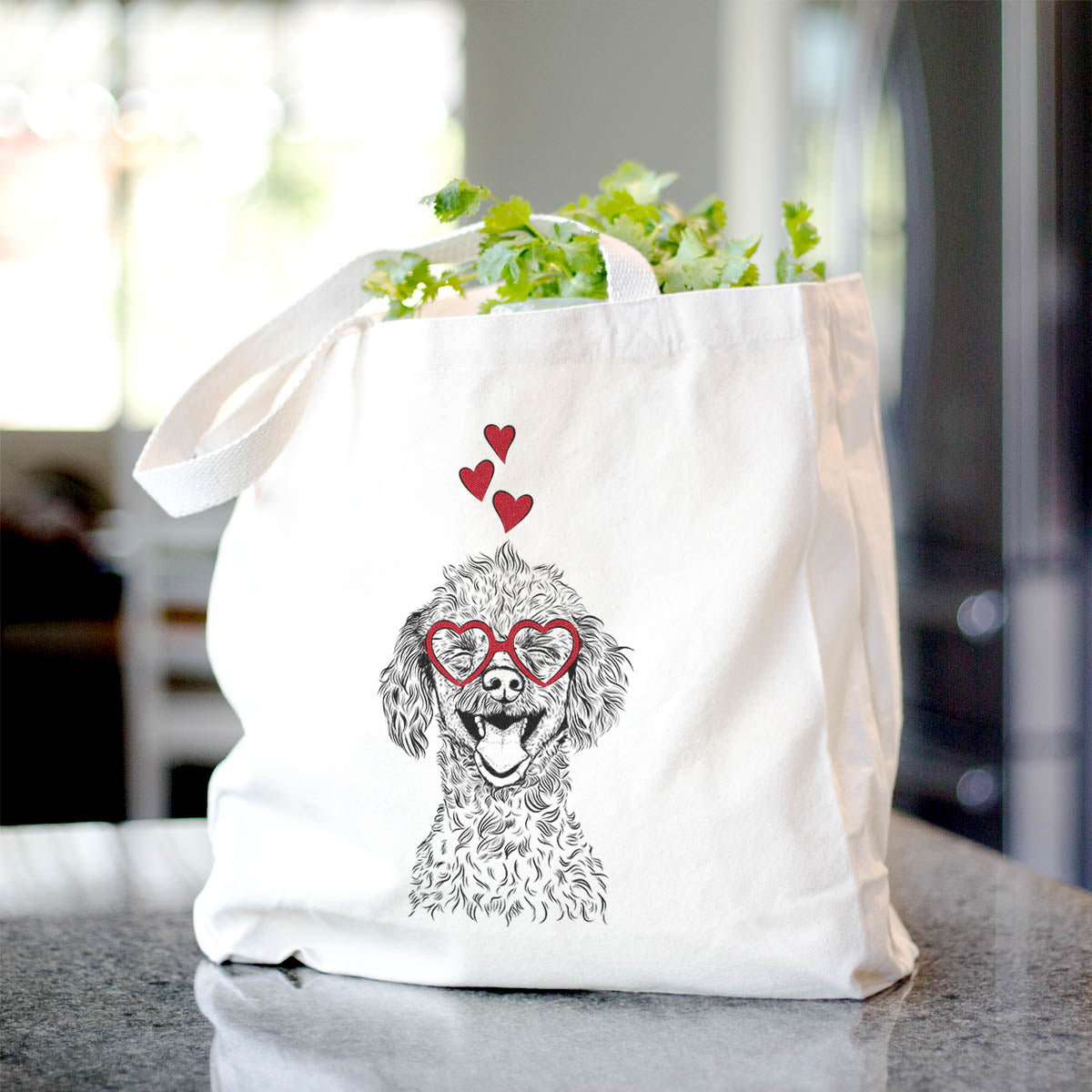 Rusty the Toy Poodle - Tote Bag