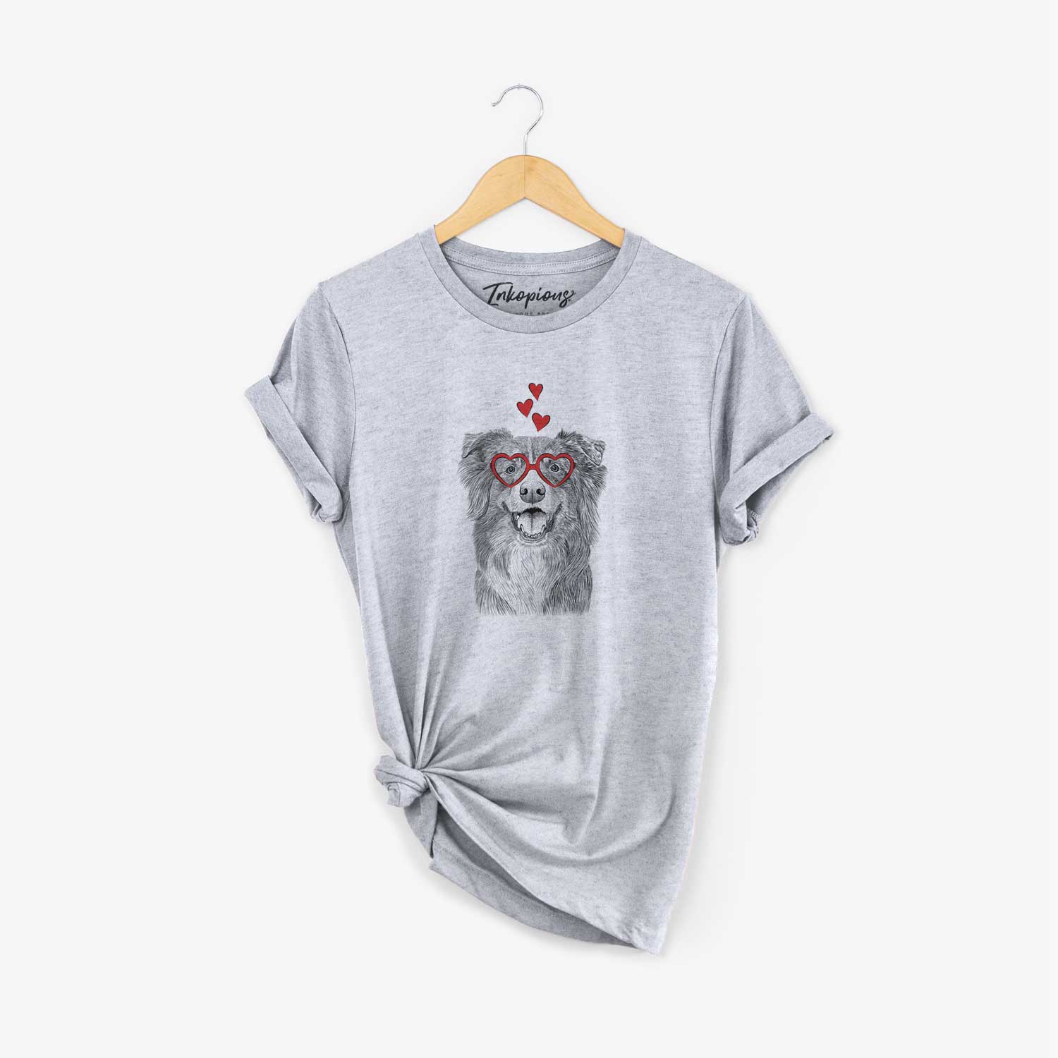 Valentine Aussie Parker the Australian Shepherd - Unisex Crewneck
