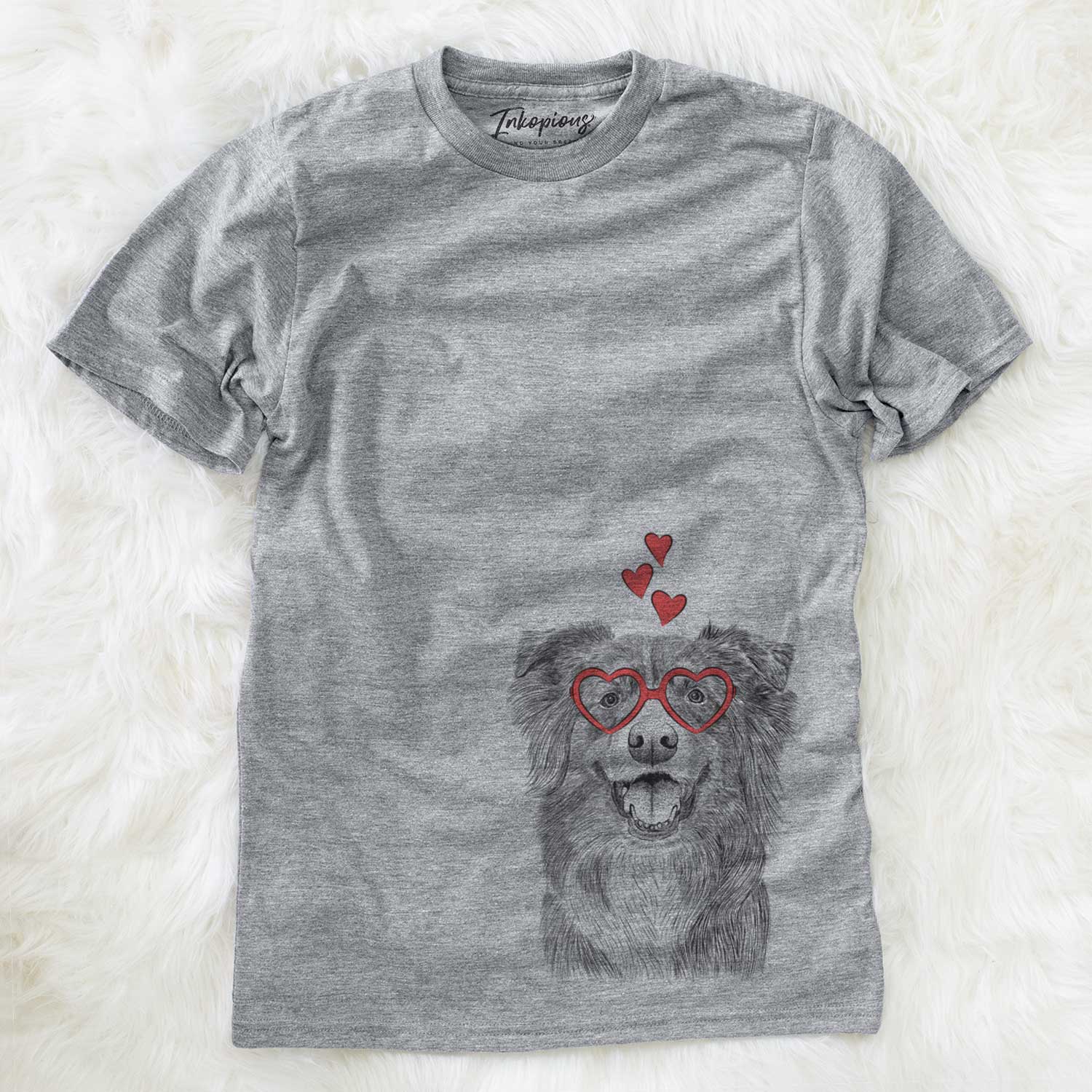 Valentine Aussie Parker the Australian Shepherd - Unisex Crewneck