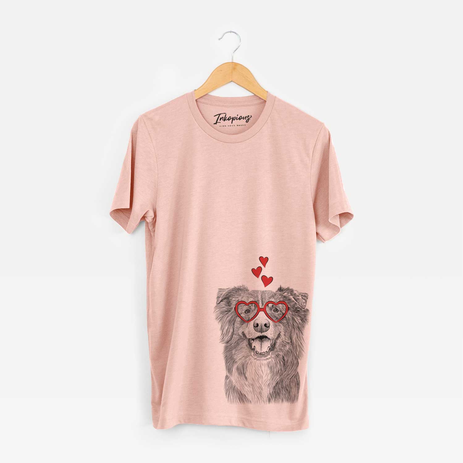 Valentine Aussie Parker the Australian Shepherd - Unisex Crewneck