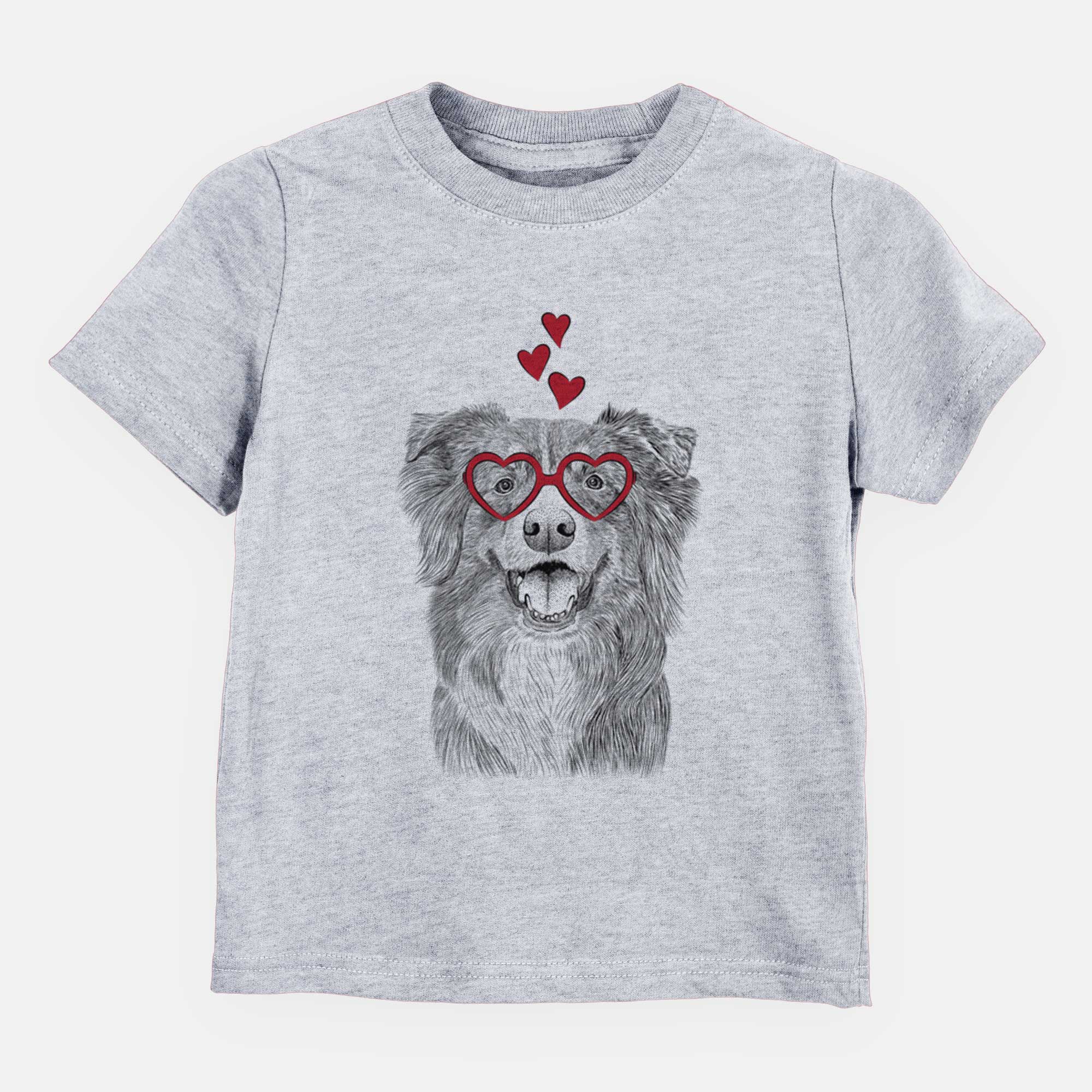 Valentine Aussie Parker the Australian Shepherd - Kids/Youth/Toddler Shirt