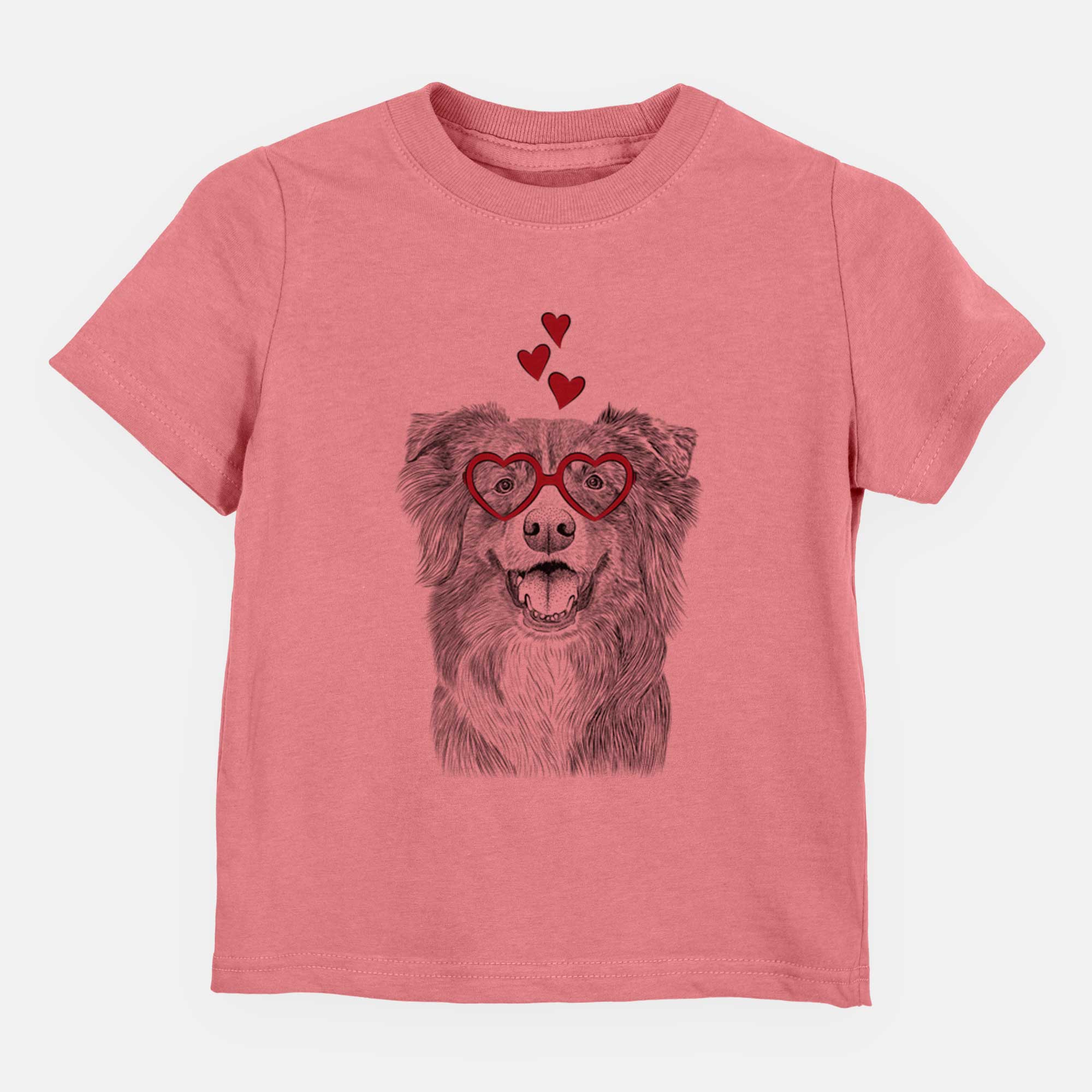 Valentine Aussie Parker the Australian Shepherd - Kids/Youth/Toddler Shirt