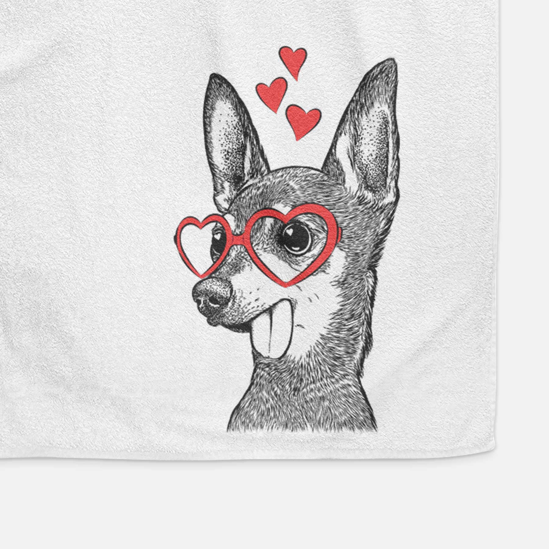 Aaron the Chihuahua Decorative Hand Towel