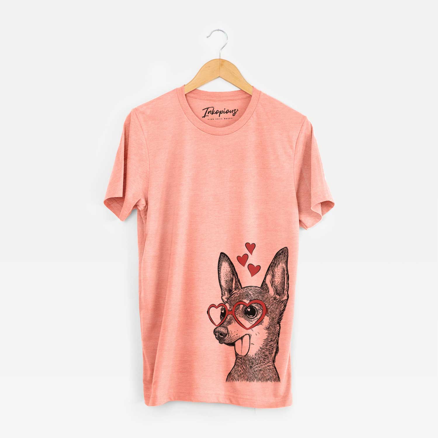 Valentine Aaron the Chihuahua - Unisex Crewneck