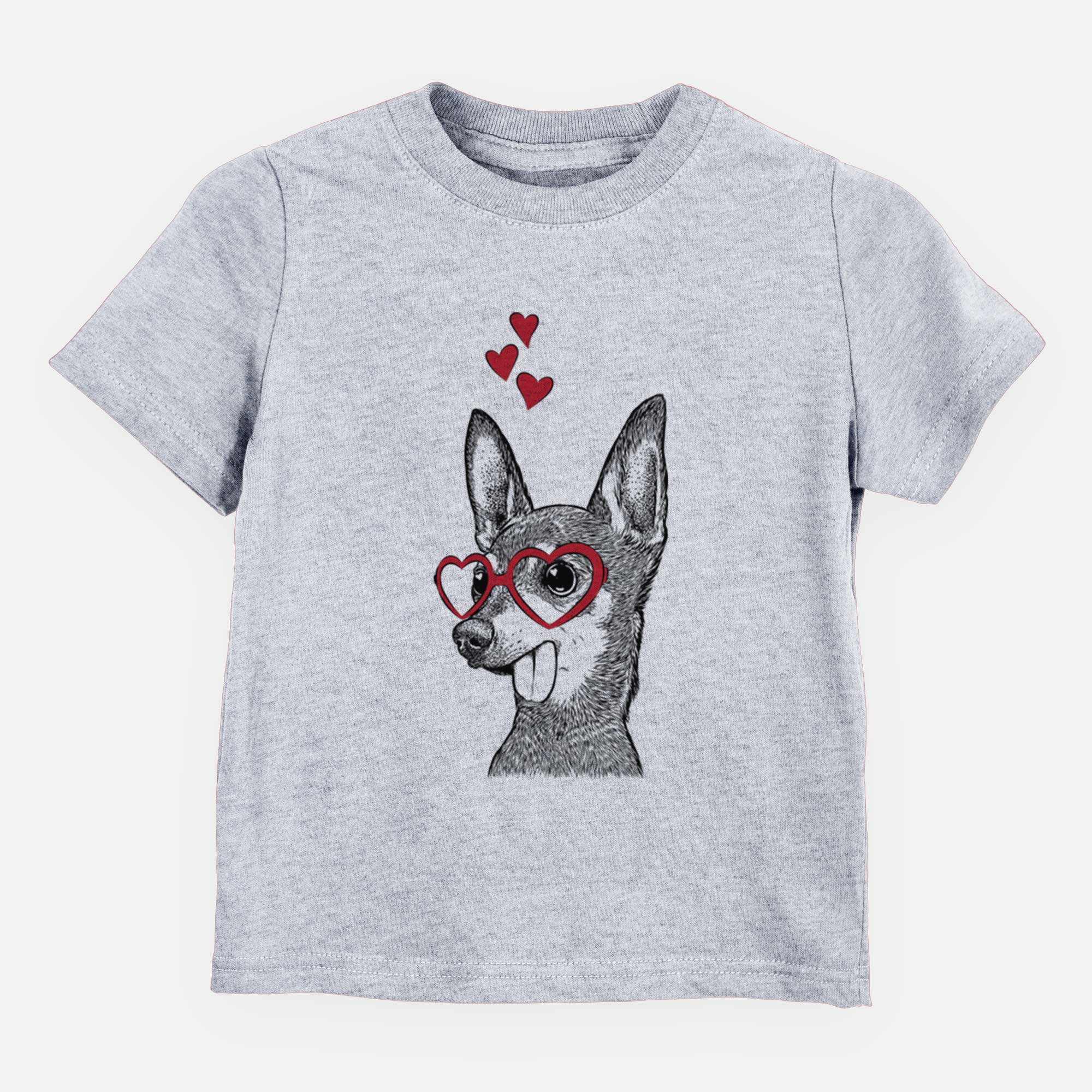 Valentine Aaron the Chihuahua - Kids/Youth/Toddler Shirt