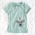 Valentine Abby the Boxer Beagle Mix - Women's V-neck Shirt