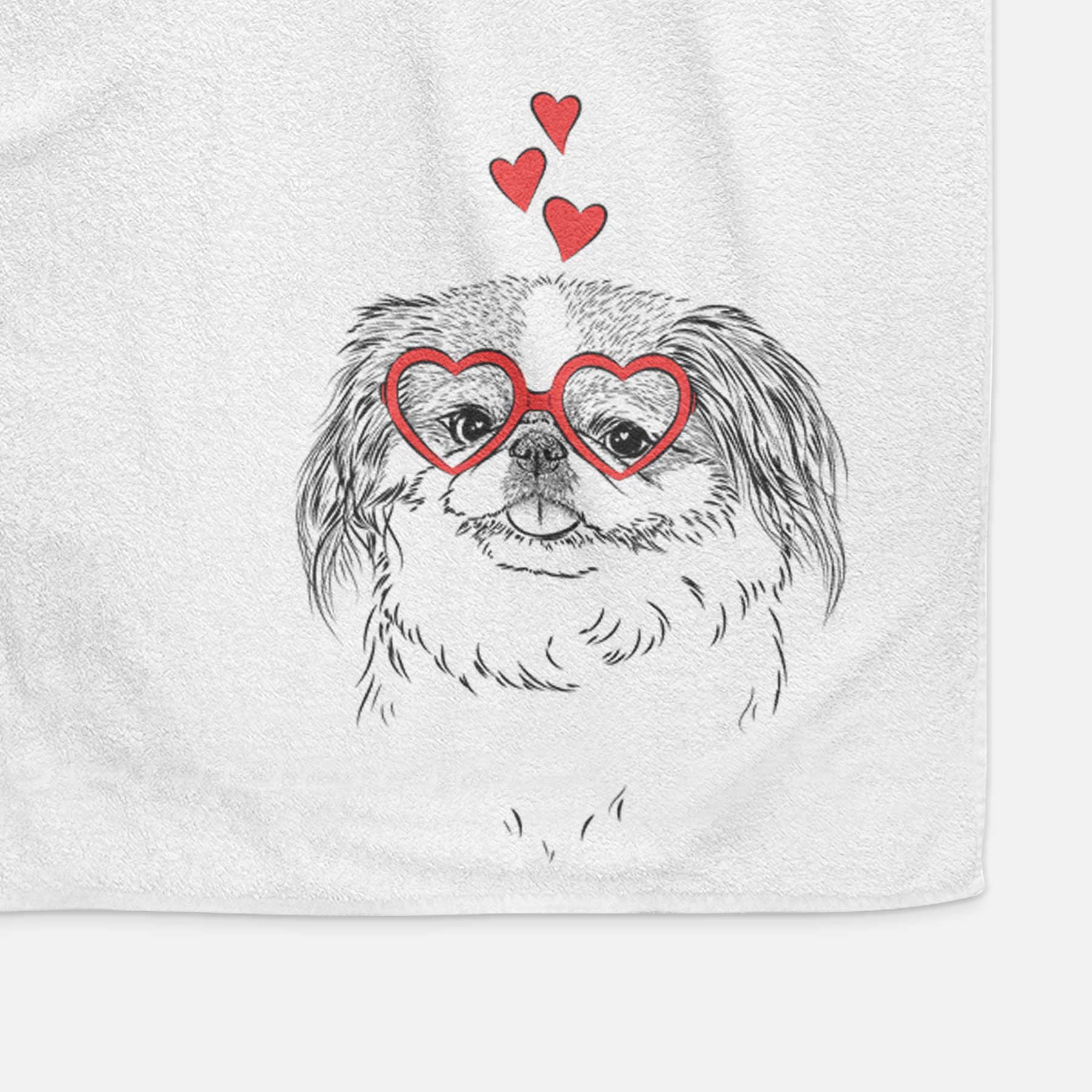 Abra Bean the Pekingese Decorative Hand Towel