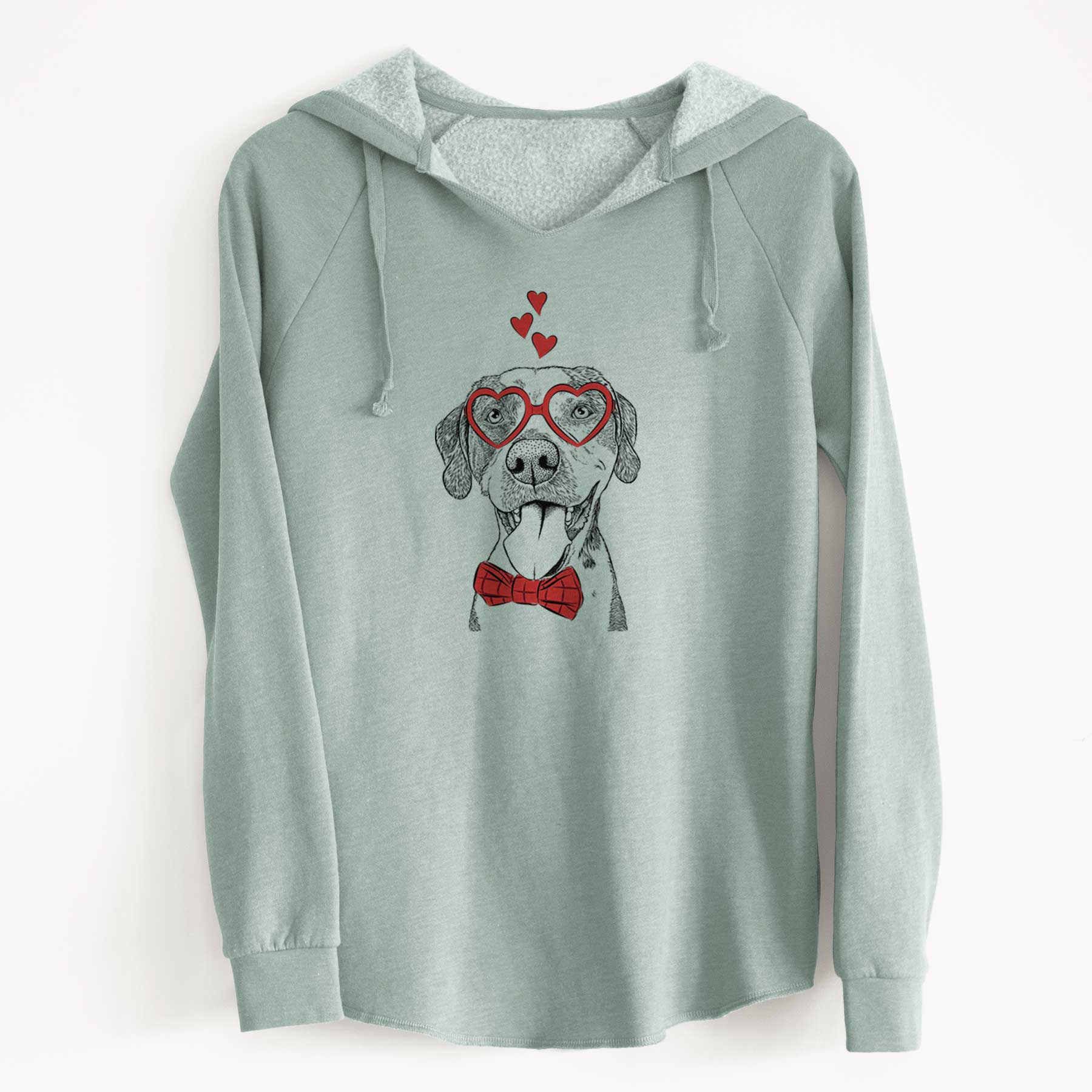 Valentine Ace Boogie the Mixed Breed - Cali Wave Hooded Sweatshirt