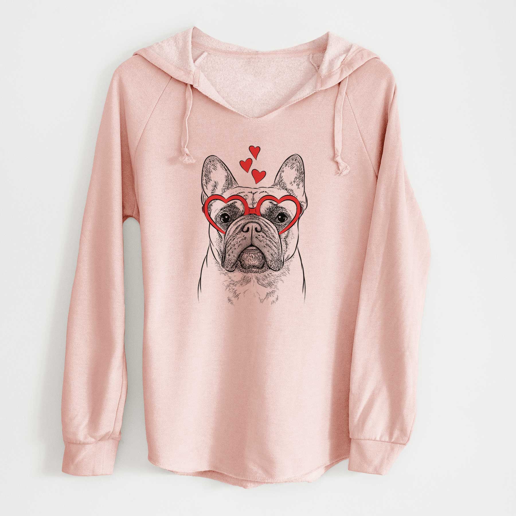 Valentine Acelynn the French Bulldog - Cali Wave Hooded Sweatshirt