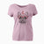 Valentine Acelynn the French Bulldog - Women's V-neck Shirt