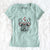 Valentine Acelynn the French Bulldog - Women's V-neck Shirt