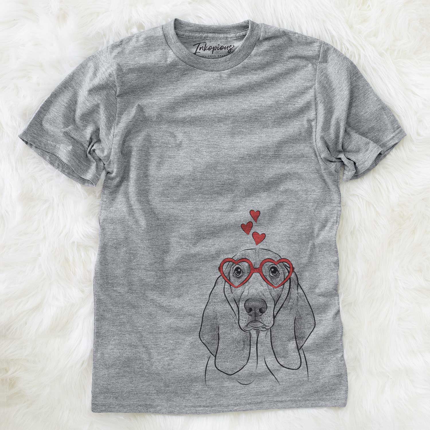 Valentine Addison the Basset Hound - Unisex Crewneck