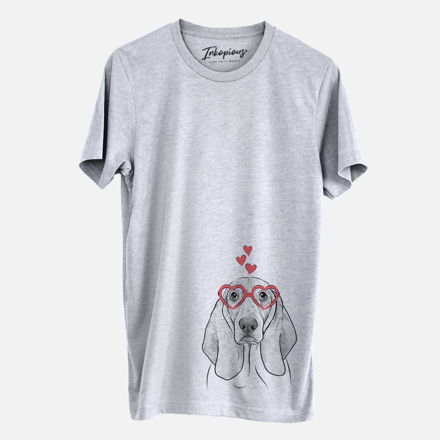 Valentine Addison the Basset Hound - Unisex Crewneck