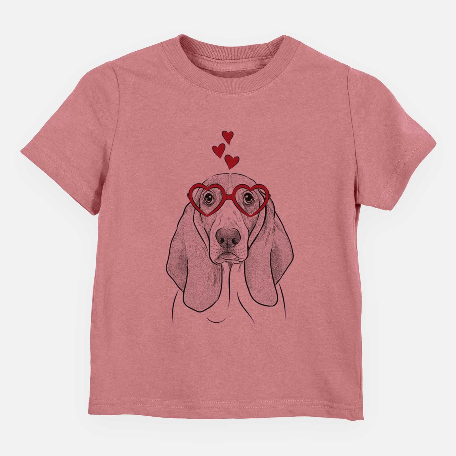 Valentine Addison the Basset Hound - Kids/Youth/Toddler Shirt