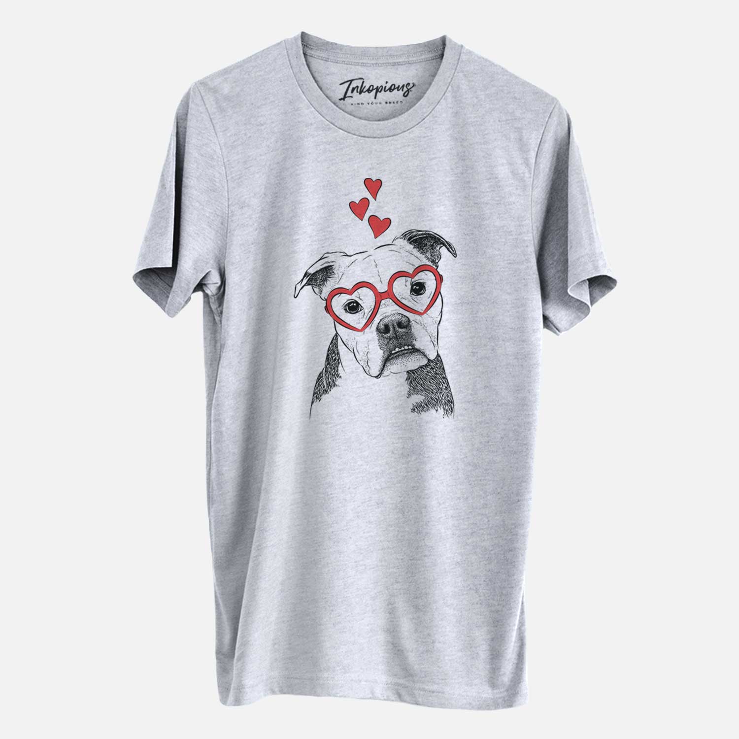 Valentine Aggy the Olde English Bulldogge - Unisex Crewneck