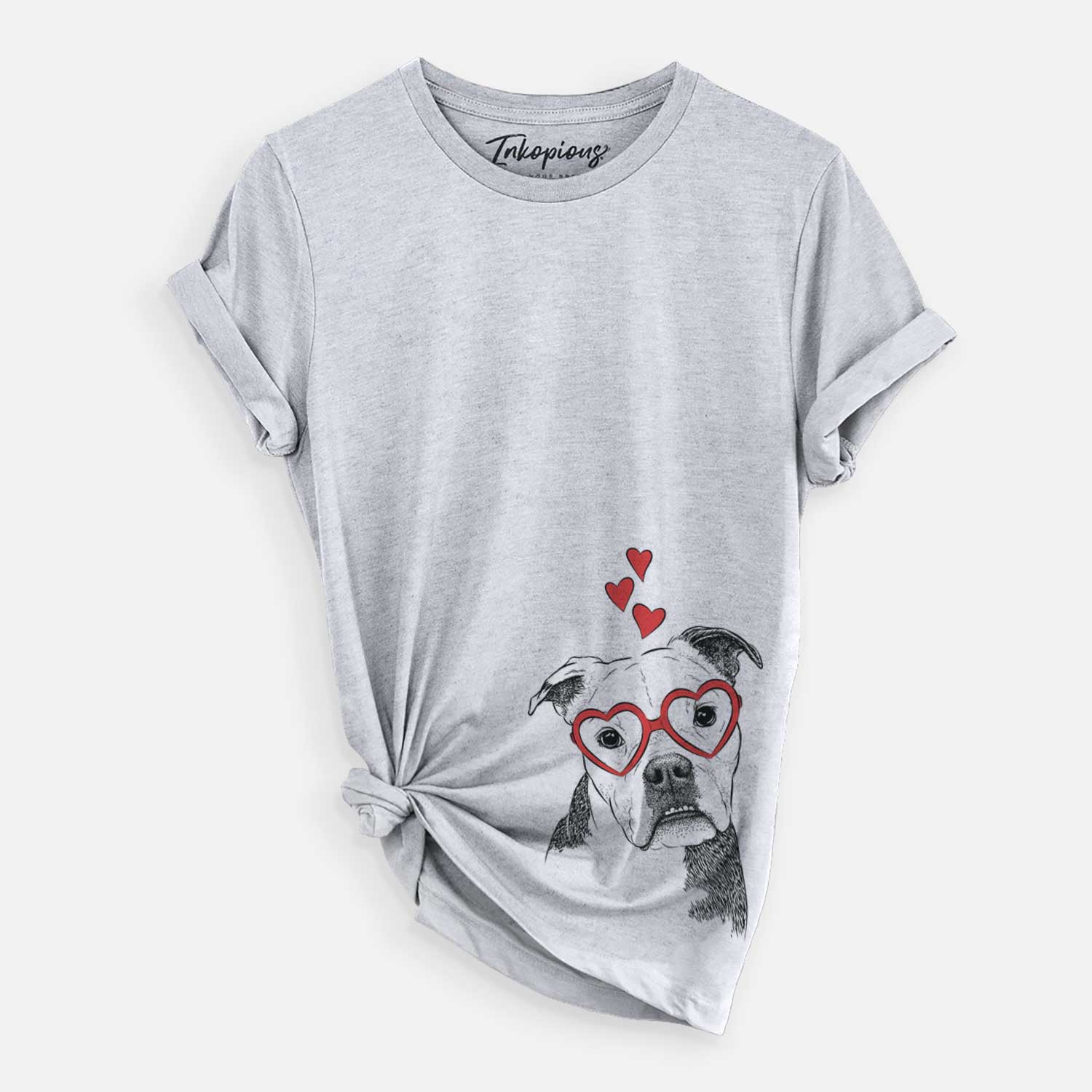 Valentine Aggy the Olde English Bulldogge - Unisex Crewneck