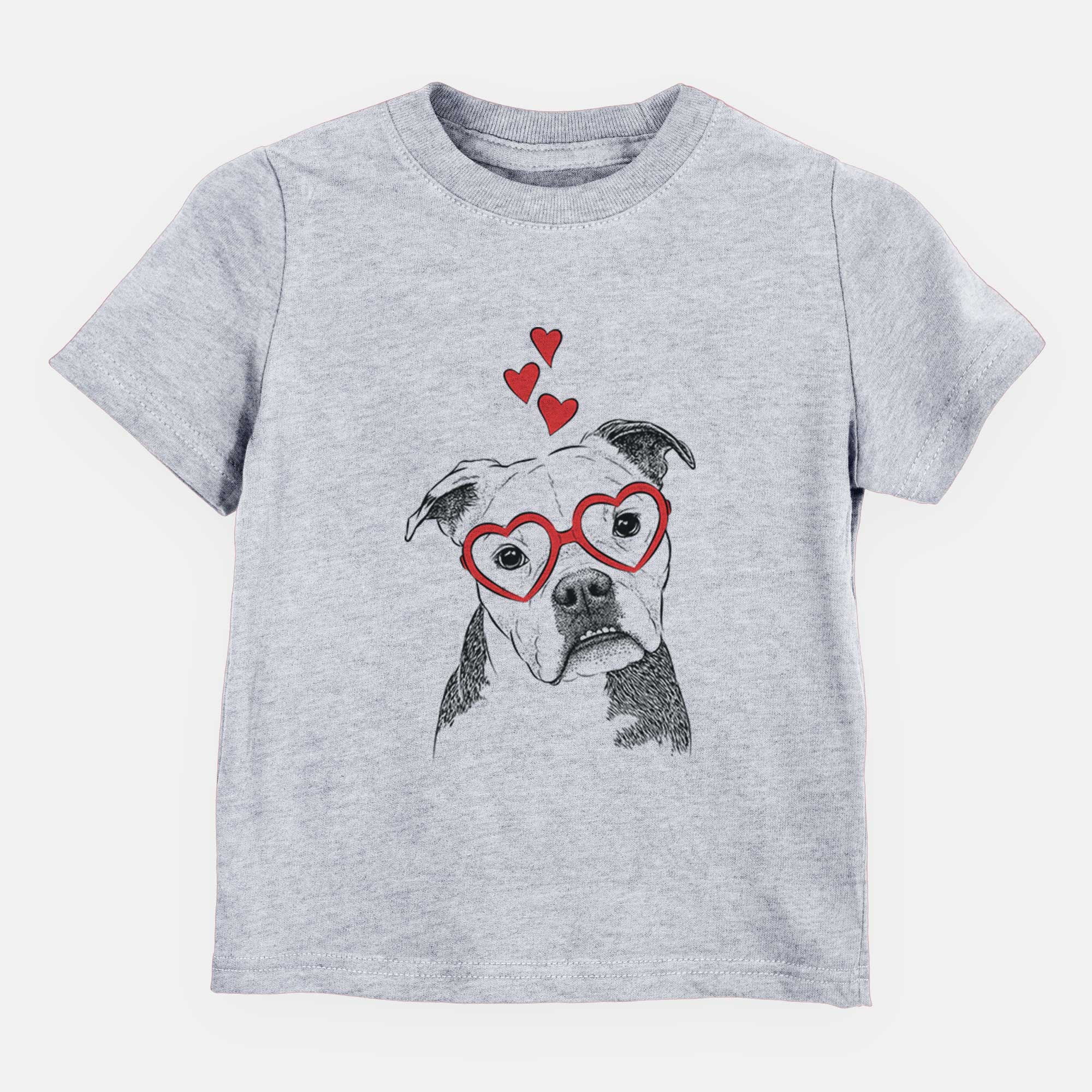 Valentine Aggy the Olde English Bulldogge - Kids/Youth/Toddler Shirt