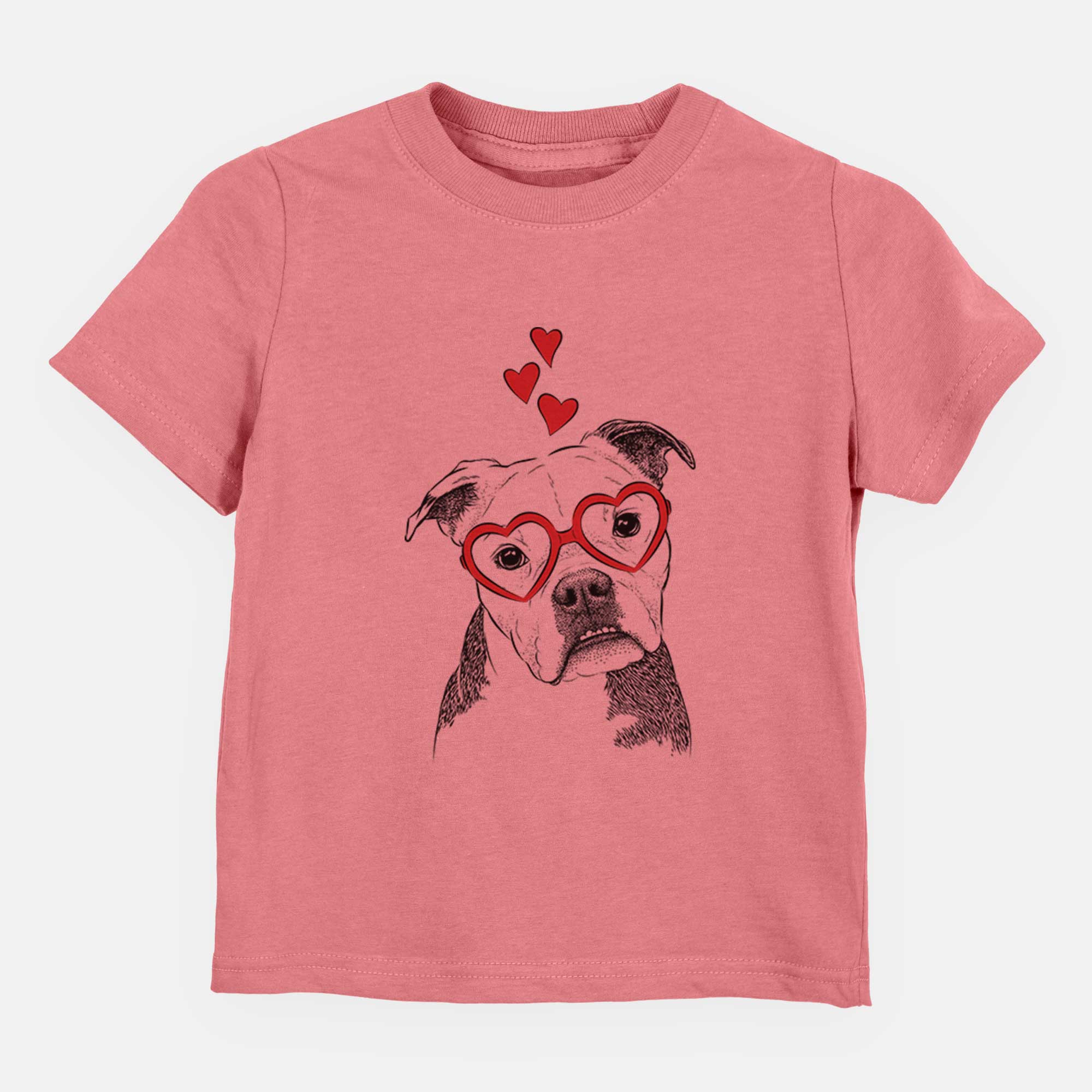 Valentine Aggy the Olde English Bulldogge - Kids/Youth/Toddler Shirt