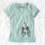 Valentine Aline the Irish Red and White Setter - Women's V-neck Shirt