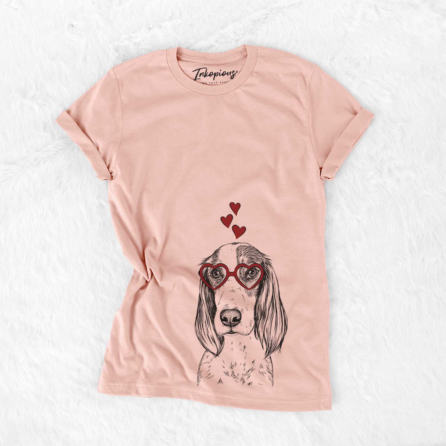 Aline the Irish Red and White Setter - Bella Canvas Unisex Crewneck