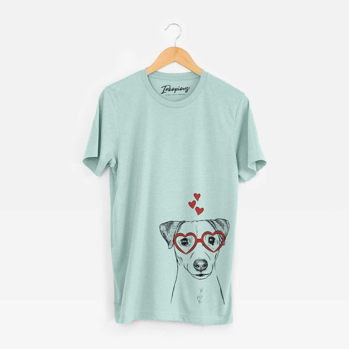 Valentine Ally the Jack Russell Terrier - Unisex Crewneck