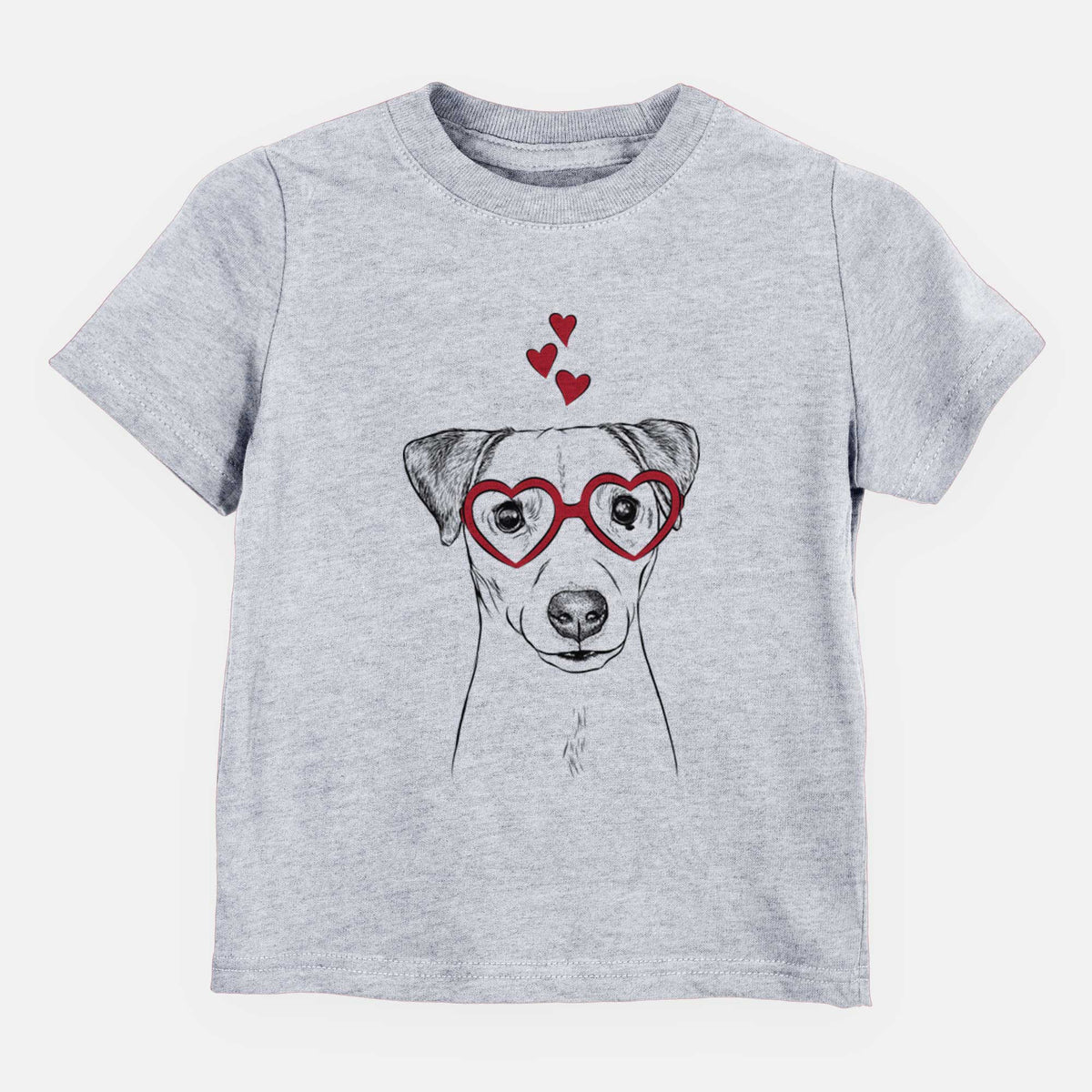 Valentine Ally the Jack Russell Terrier - Kids/Youth/Toddler Shirt