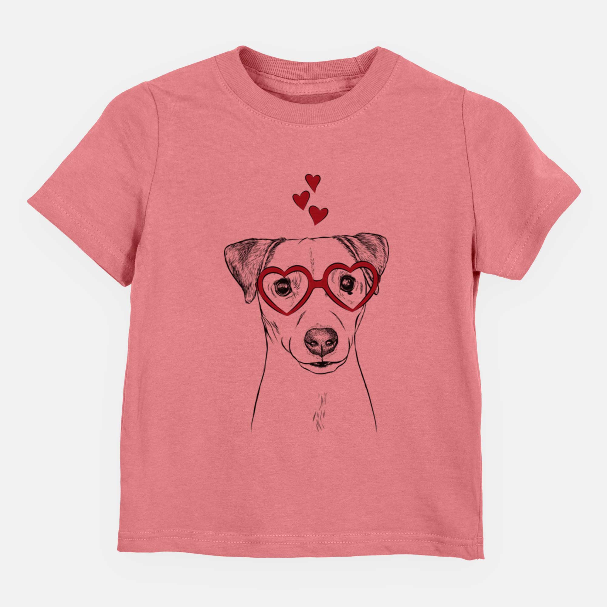 Valentine Ally the Jack Russell Terrier - Kids/Youth/Toddler Shirt