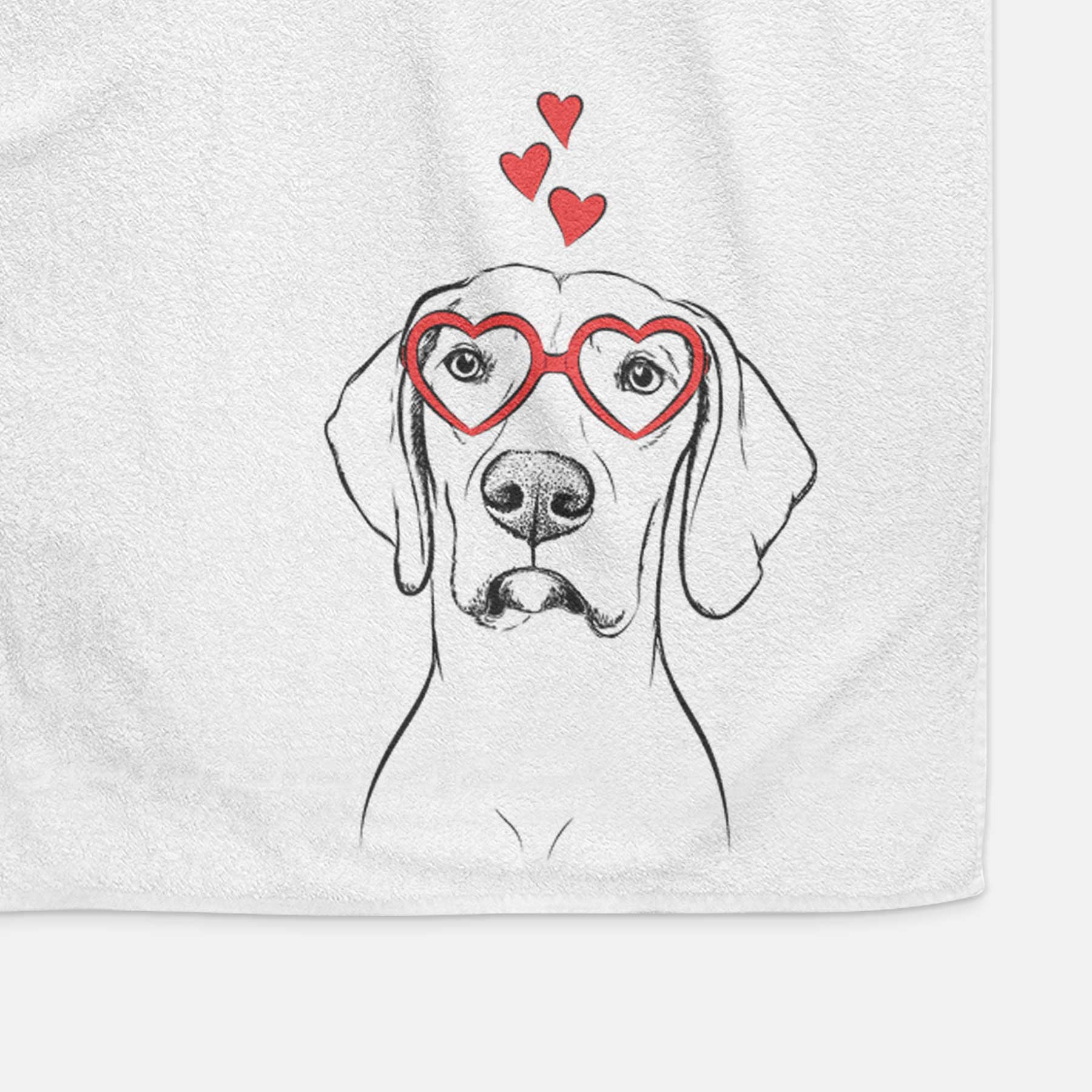 Almond the Vizmaraner Decorative Hand Towel