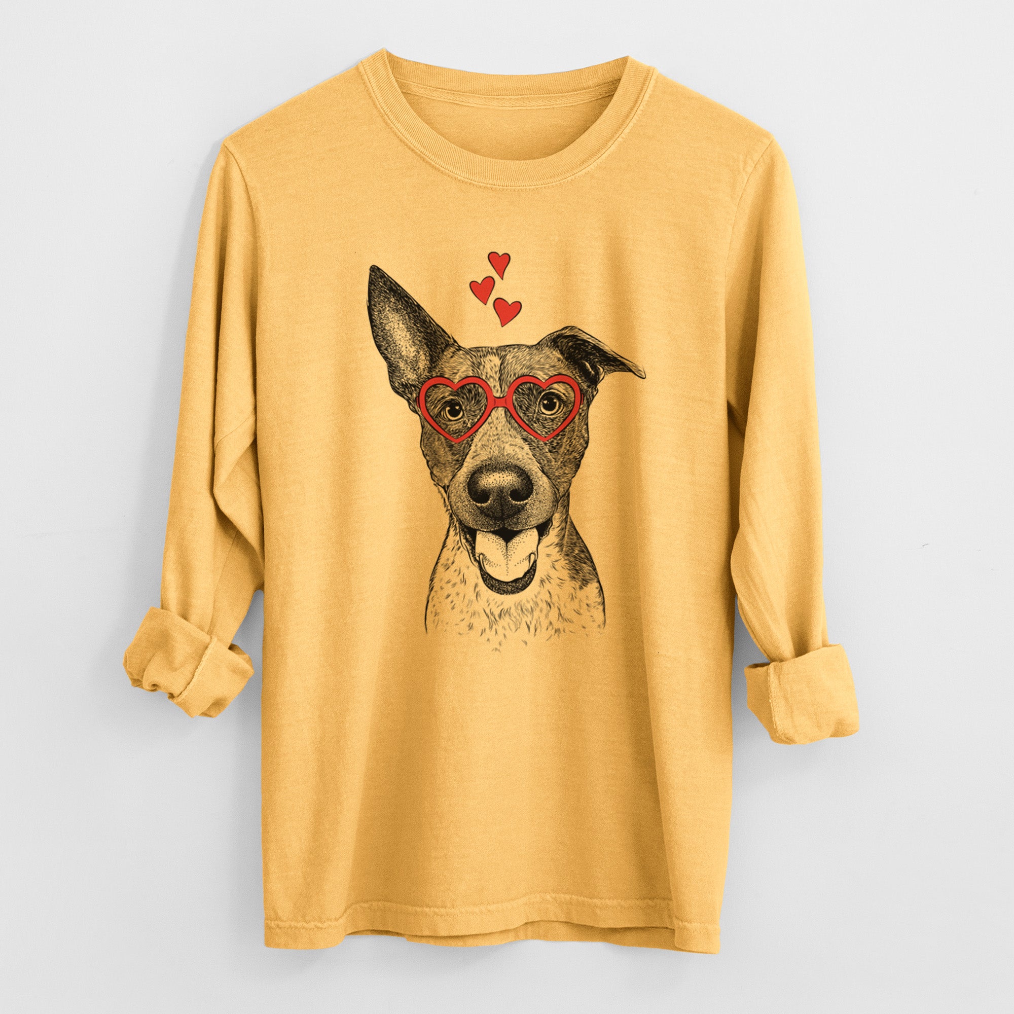 Valentine Amigo the Heeler Mix - Heavyweight 100% Cotton Long Sleeve