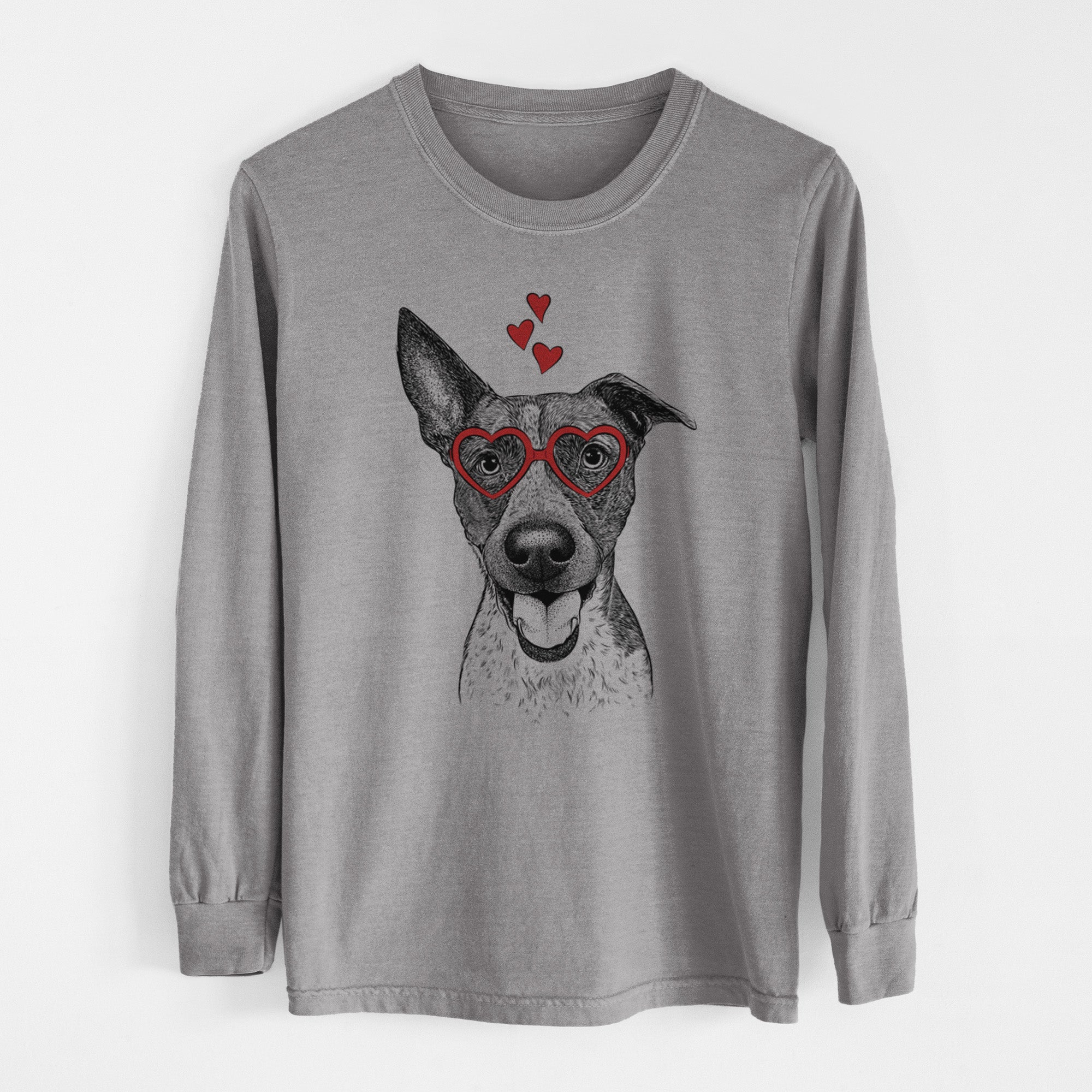 Valentine Amigo the Heeler Mix - Heavyweight 100% Cotton Long Sleeve