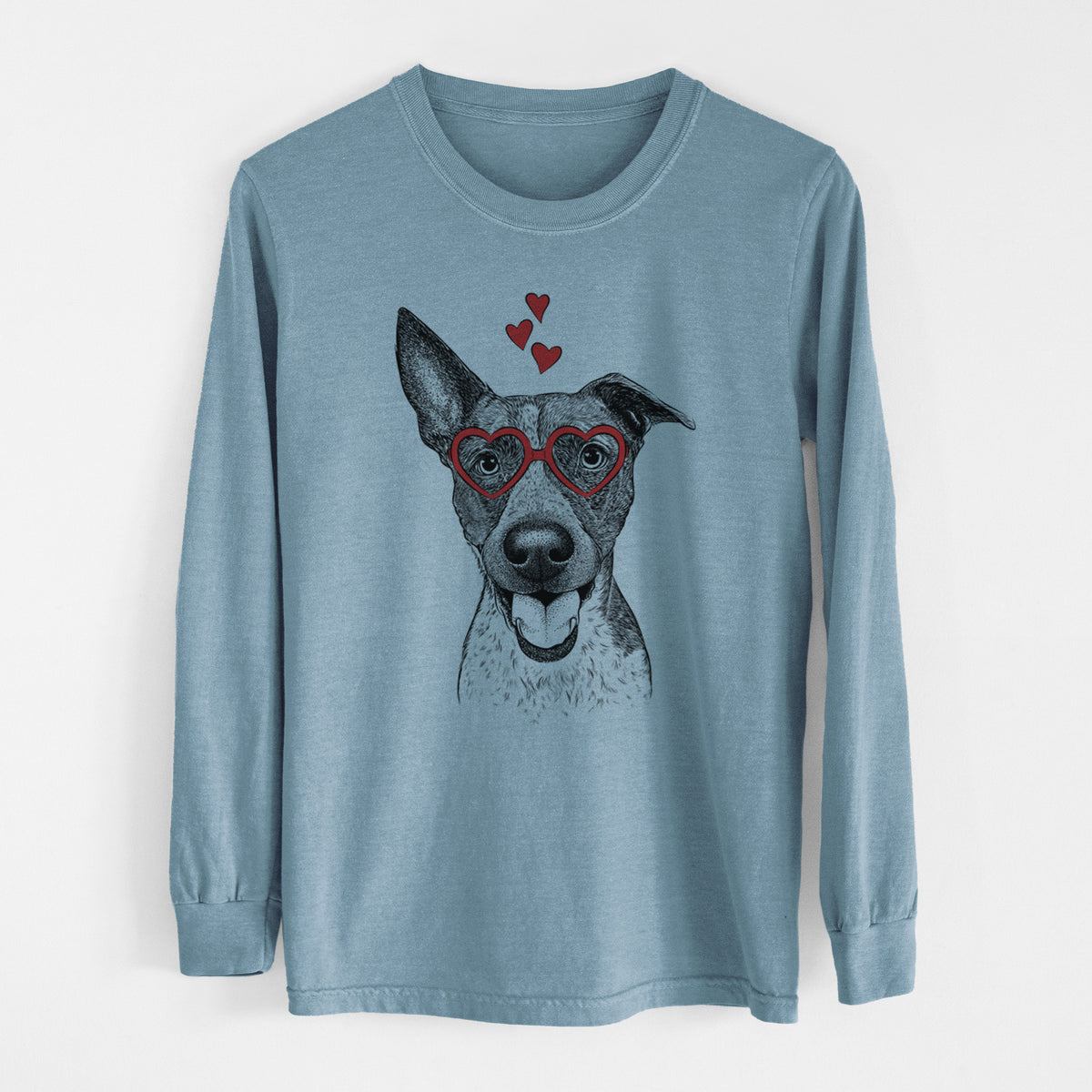 Valentine Amigo the Heeler Mix - Heavyweight 100% Cotton Long Sleeve