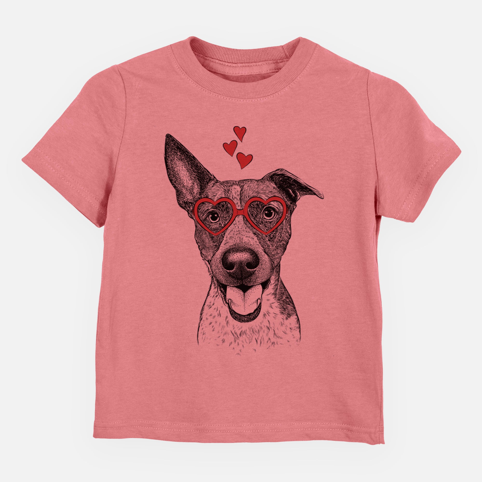 Valentine Amigo the Heeler Mix - Kids/Youth/Toddler Shirt