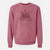 Valentine Angel the Maine Coon Cat - Unisex Pigment Dyed Crew Sweatshirt