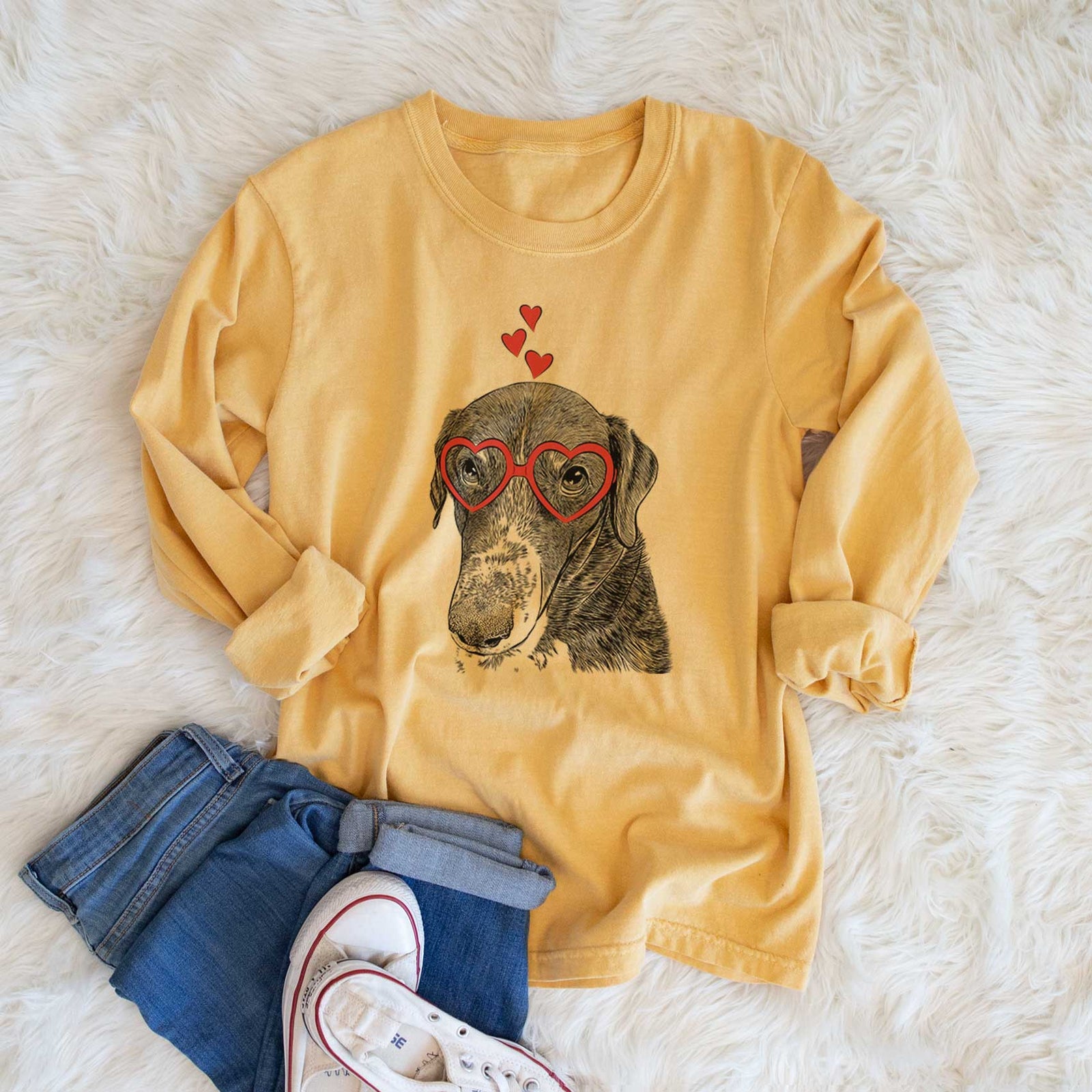 Valentine Angel Orion the Mixed Breed - Heavyweight 100% Cotton Long Sleeve