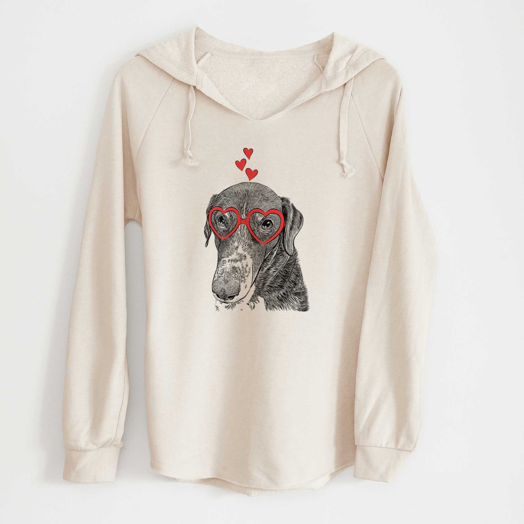 Valentine Angel Orion the Mixed Breed - Cali Wave Hooded Sweatshirt