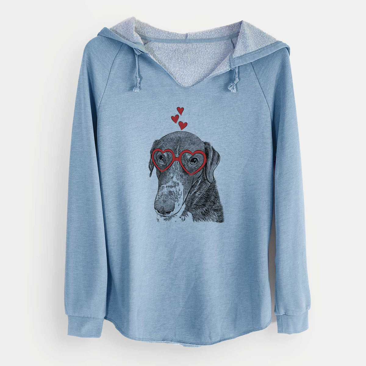 Valentine Angel Orion the Mixed Breed - Cali Wave Hooded Sweatshirt
