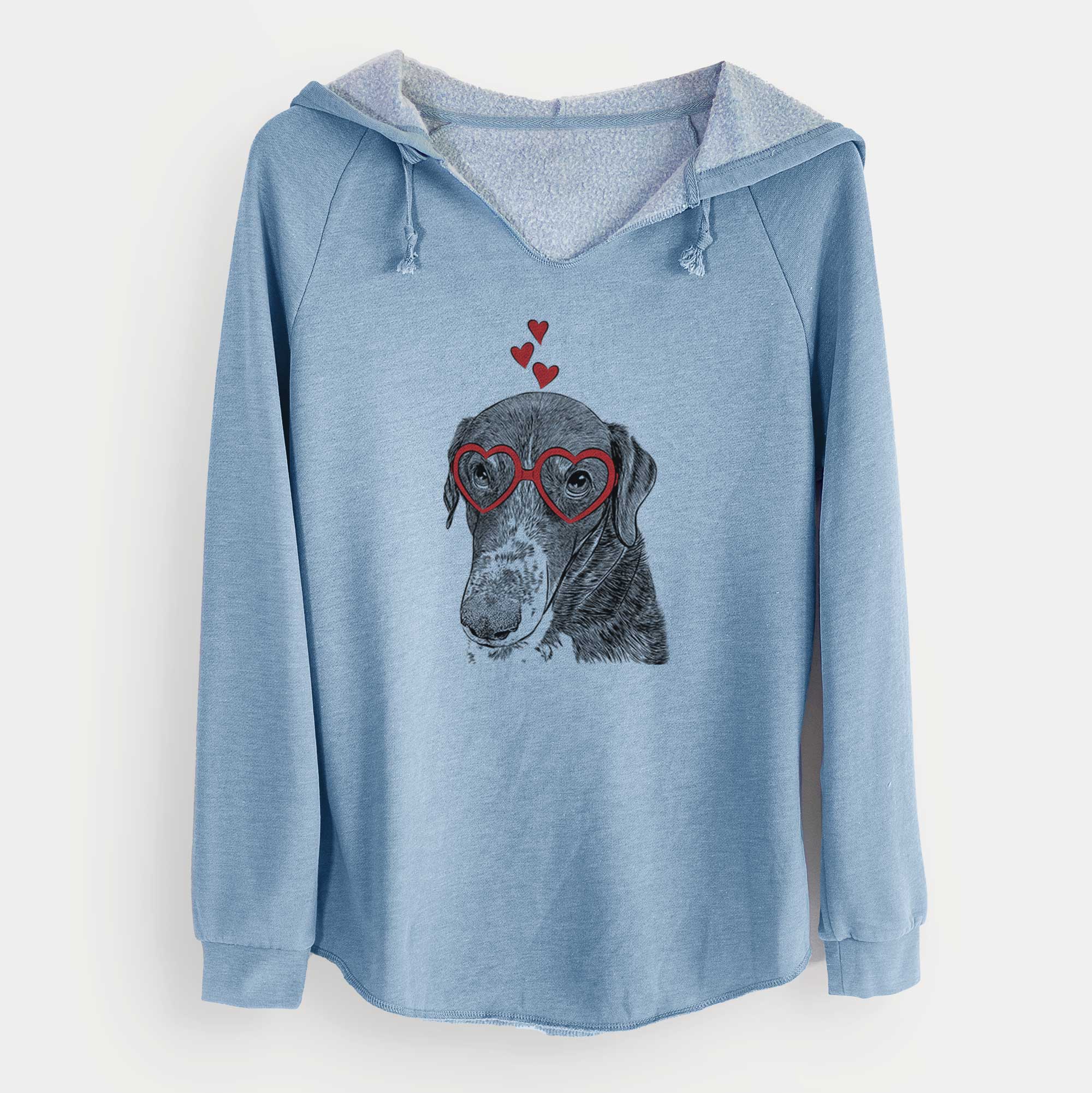 Valentine Angel Orion the Mixed Breed - Cali Wave Hooded Sweatshirt