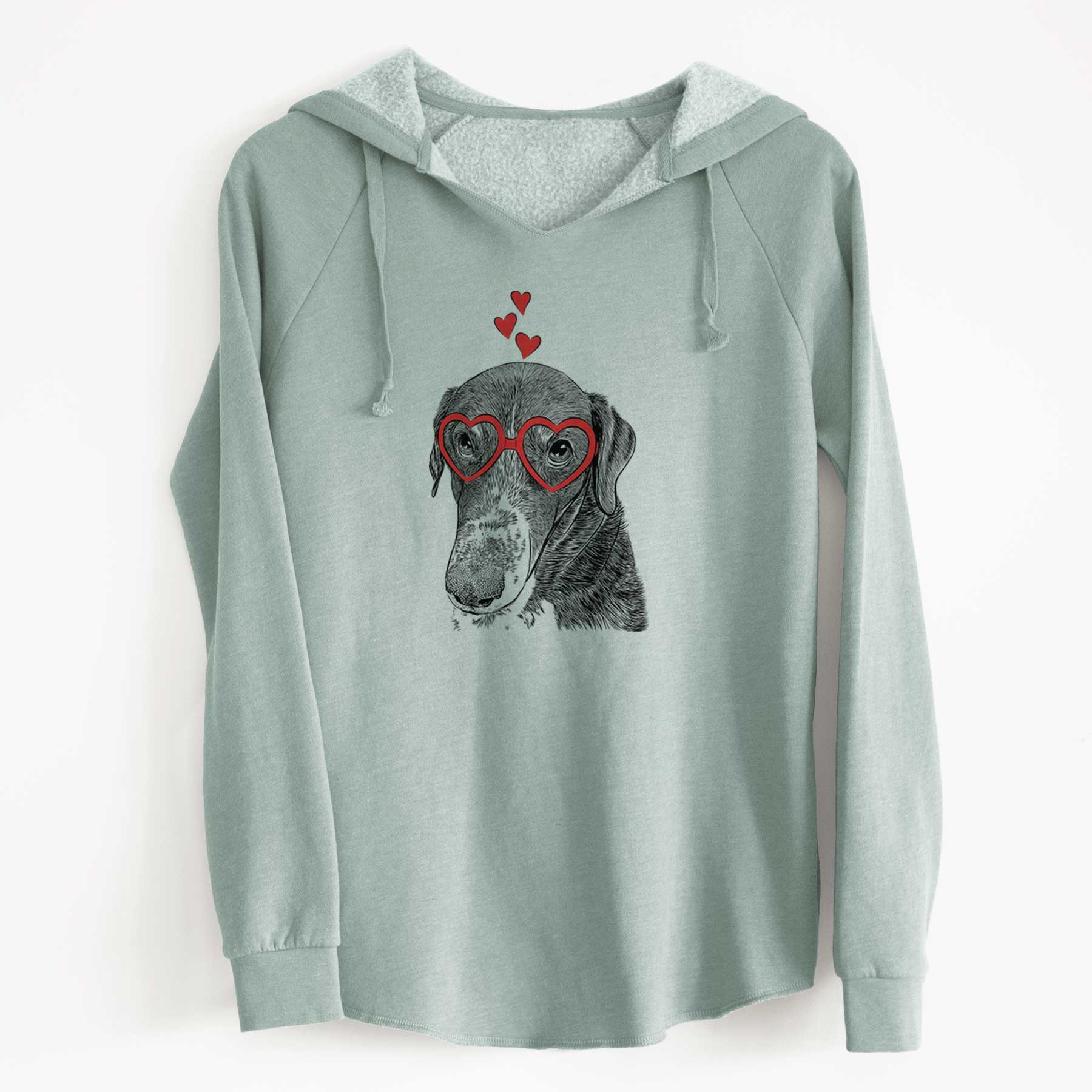 Valentine Angel Orion the Mixed Breed - Cali Wave Hooded Sweatshirt